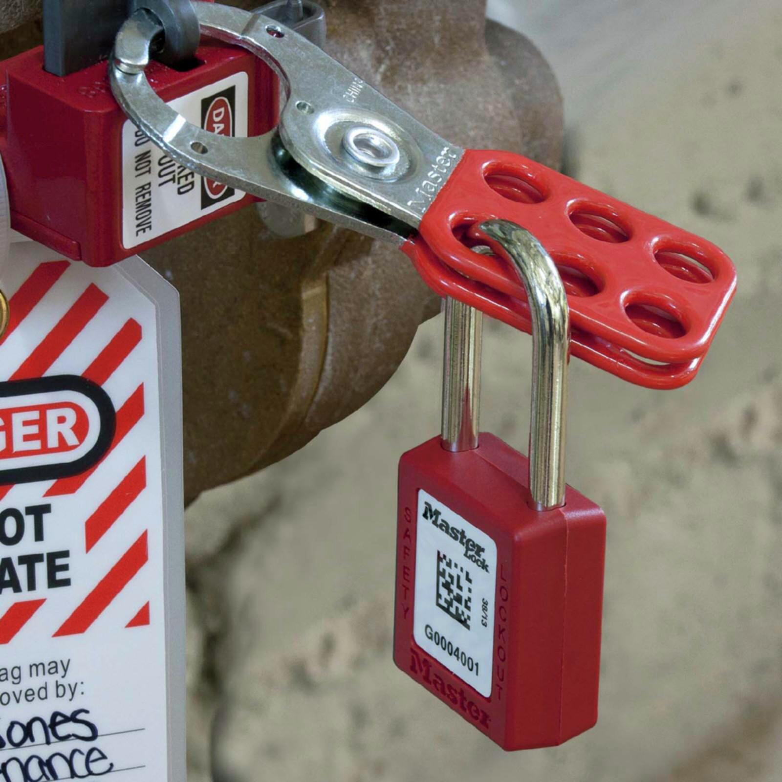 Master Lock 25mm Diameter Jaws 420 Lockout Hasp 3 Master Lock 25mm Diameter Jaws 420 Lockout Hasp