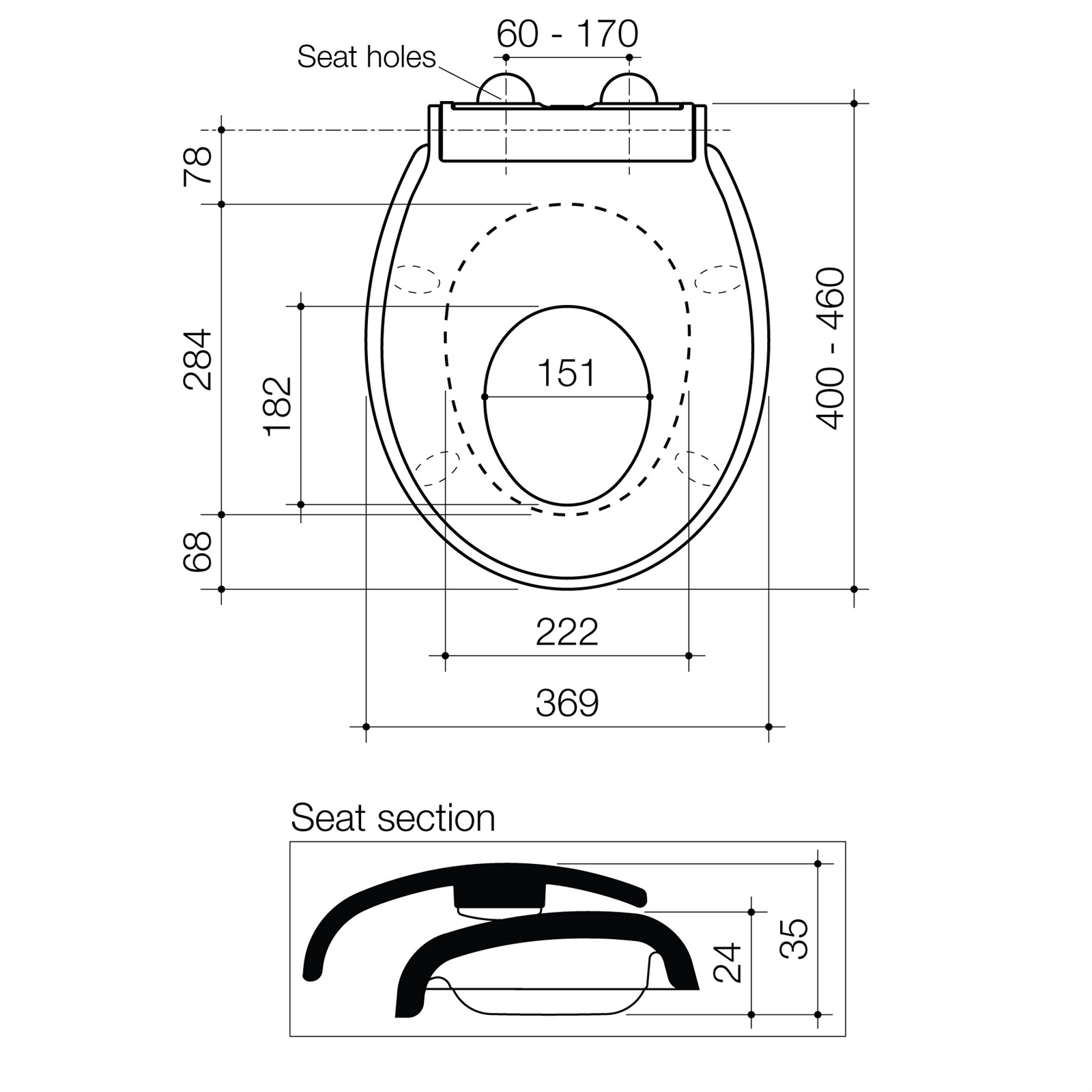 Caroma White Soft Close Family Toilet Seat 3 Caroma White Soft Close Family Toilet Seat