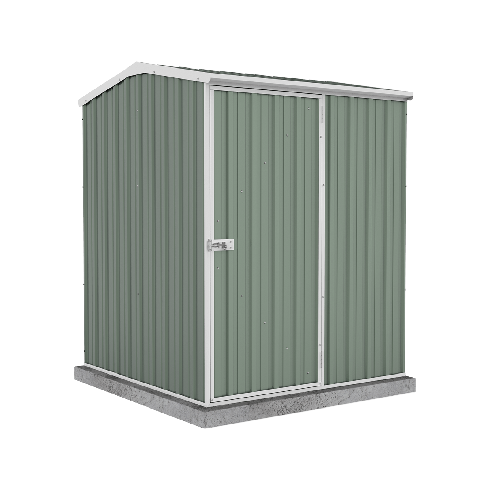 Absco Sheds 1.52 x 1.52 x 1.95m Pale Eucalypt Premier Single Door Garden Shed