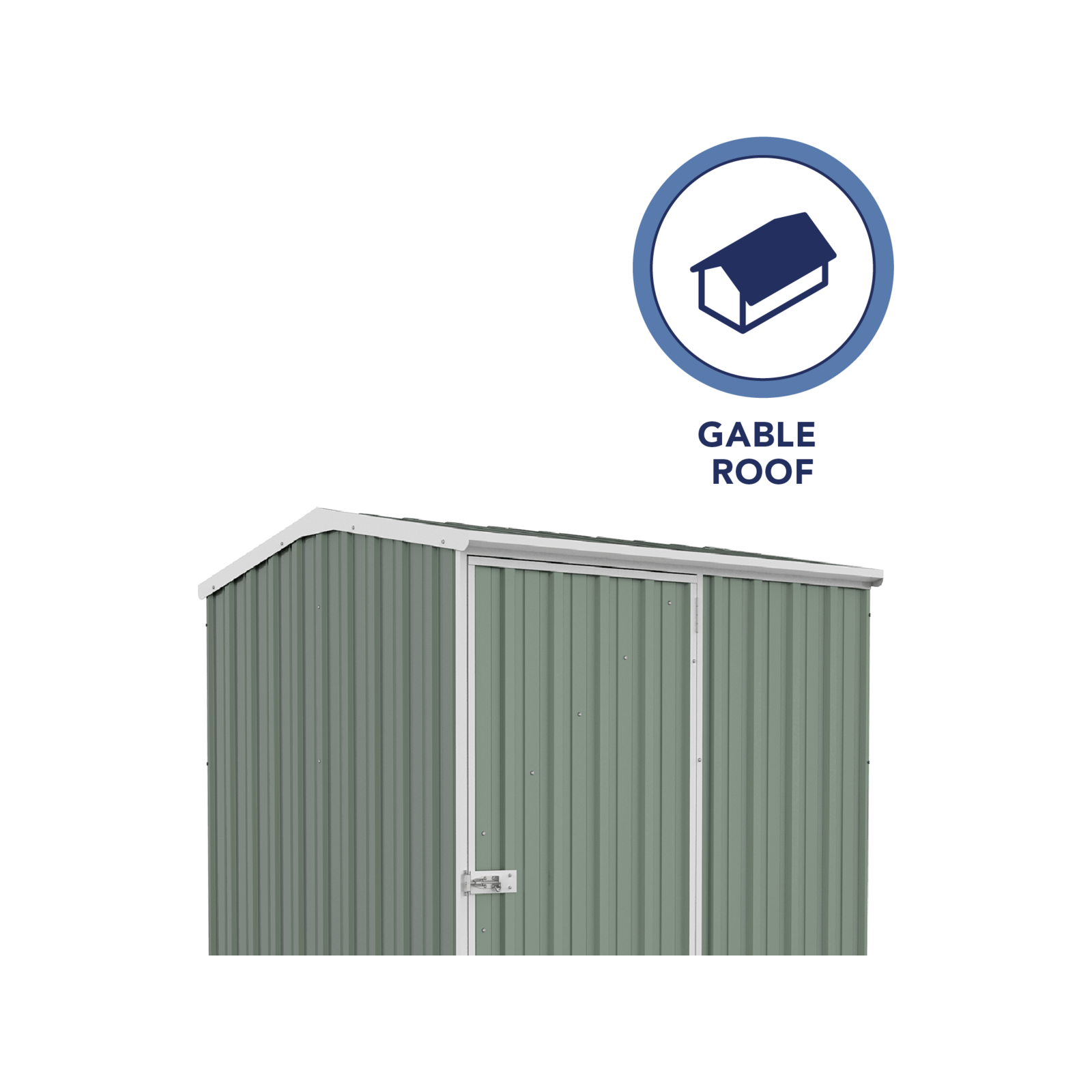 Absco Sheds 1.52 x 1.52 x 1.95m Pale Eucalypt Premier Single Door Garden Shed 6 Absco Sheds 1.52 x 1.52 x 1.95m Pale Eucalypt Premier Single Door Garden Shed