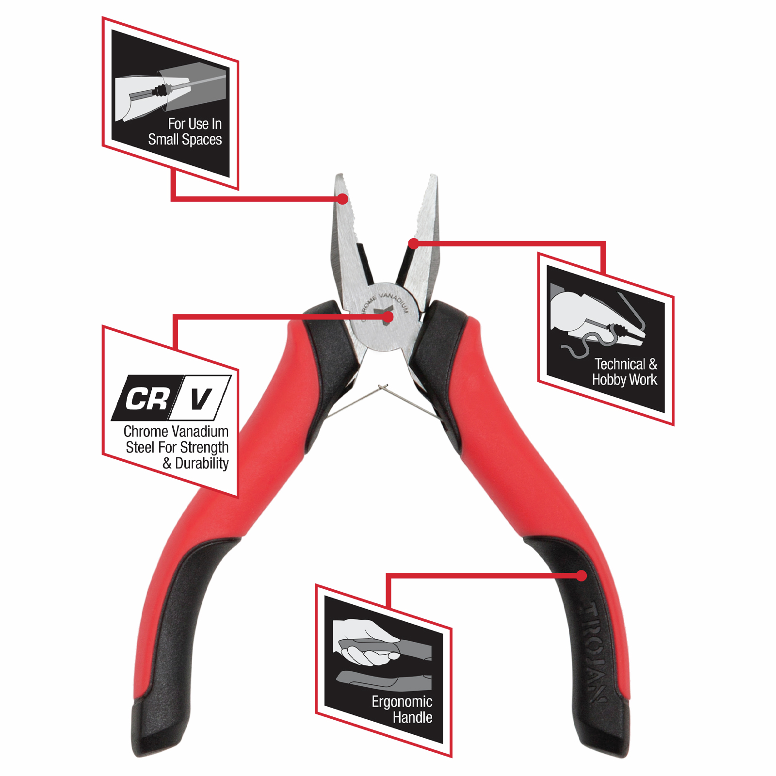 Trojan Mini Combination Plier