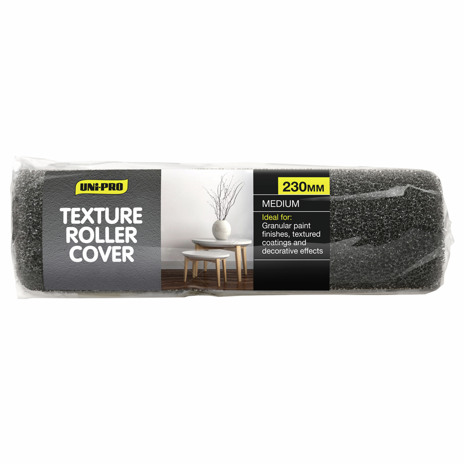 UNi-PRO 230mm Medium Foam Texture Roller Cover