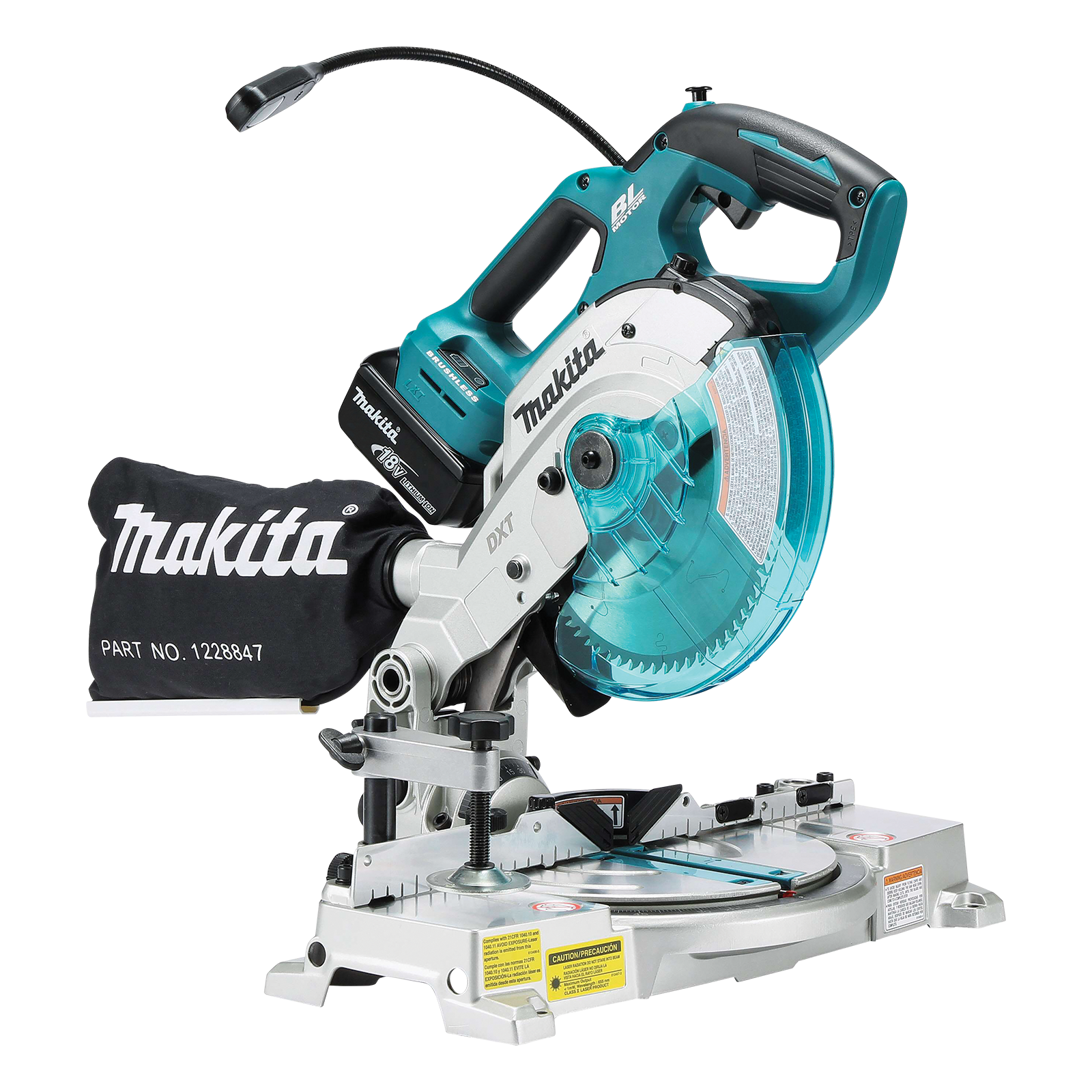 Makita 18V 165mm 6-1/2" Brushless Compact Mitre Saw DLS600Z - Skin Only