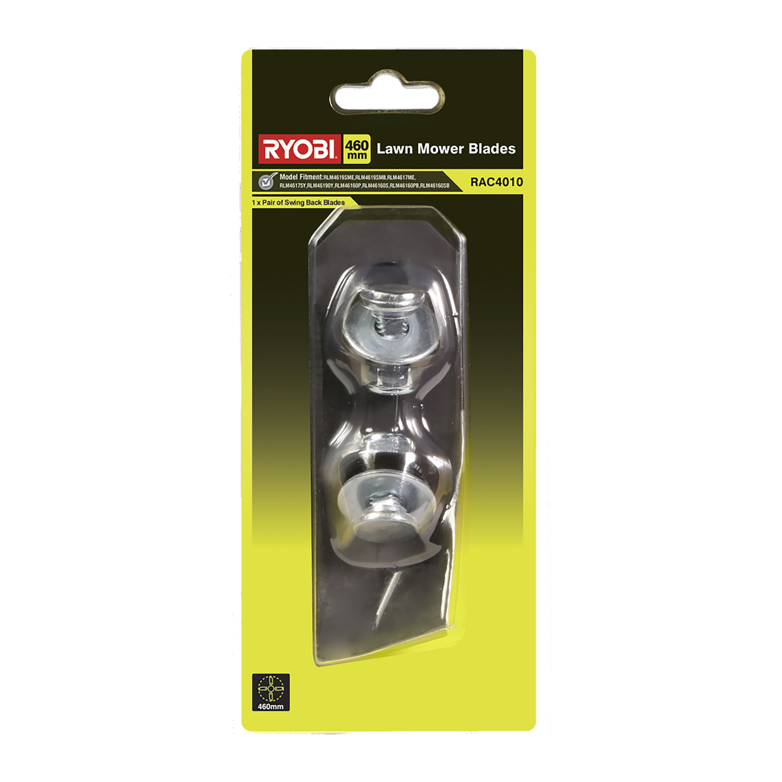 Ryobi Swing Back Lawn Mower Blade - 2 Pack