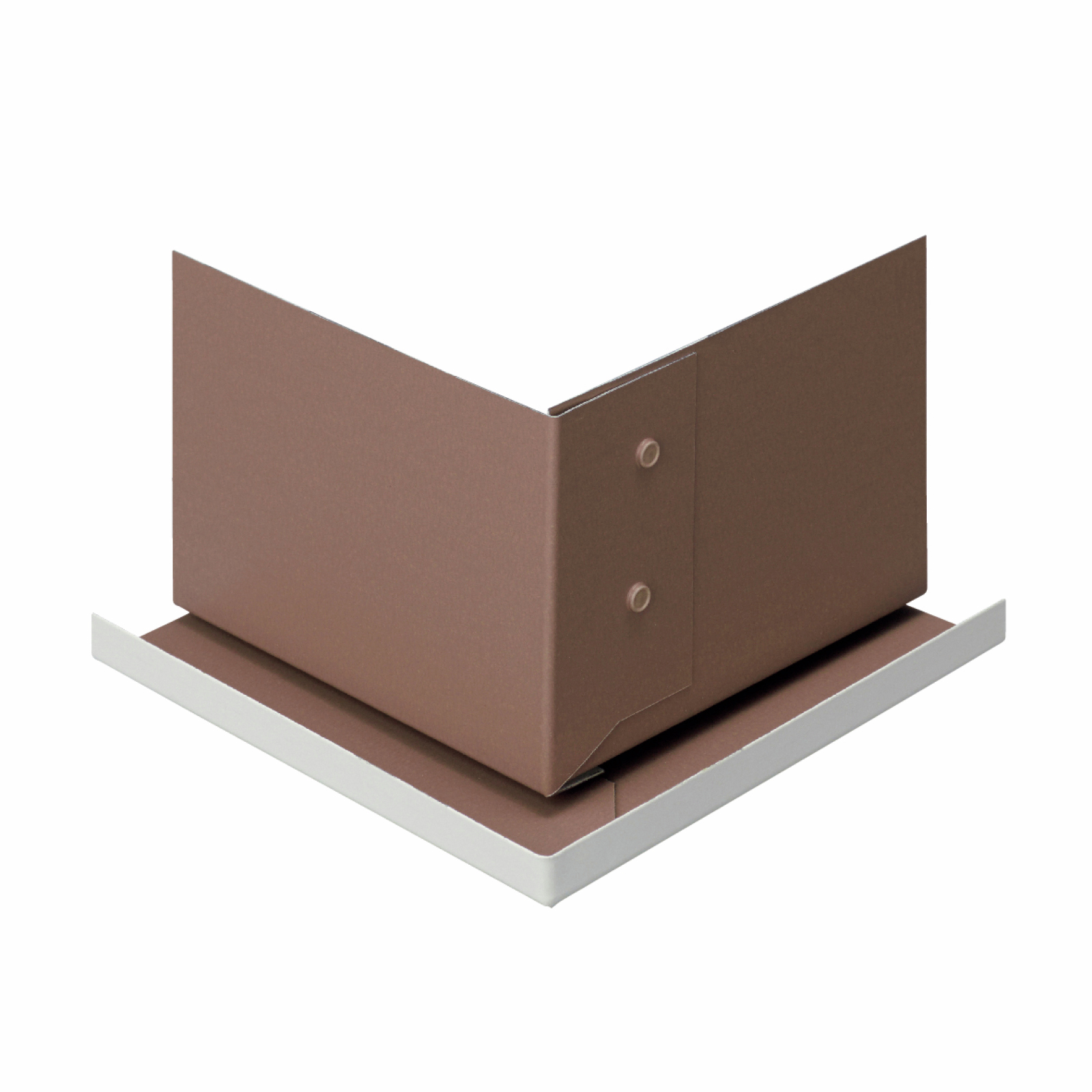 CSR 15mm White Territory Soffit Trim External Corner - 2 Pack