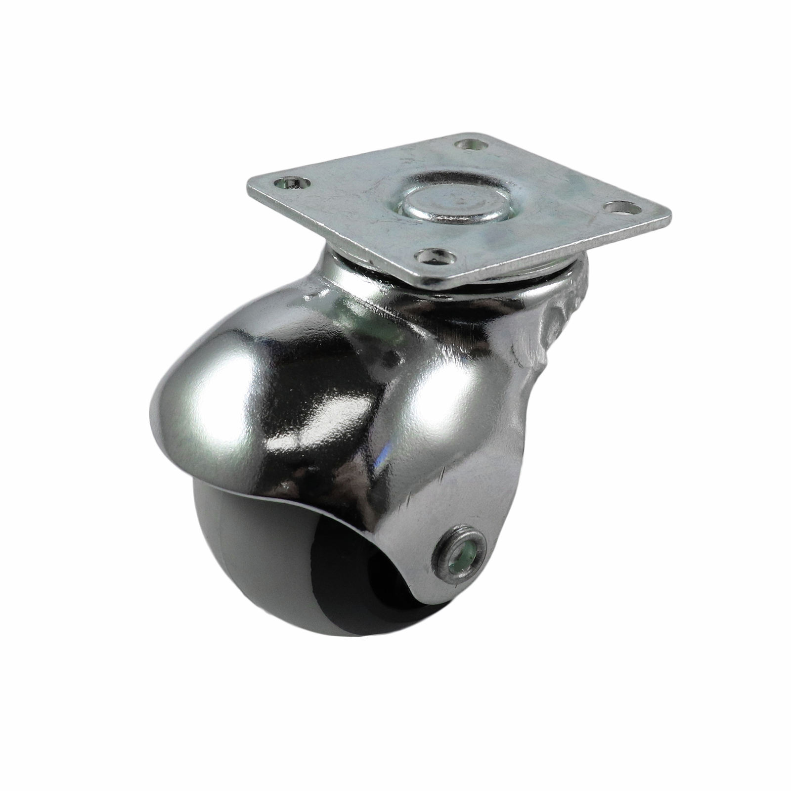 Easyroll 38mm 25kg Swivel Plate TPR Ball Wheel Castor