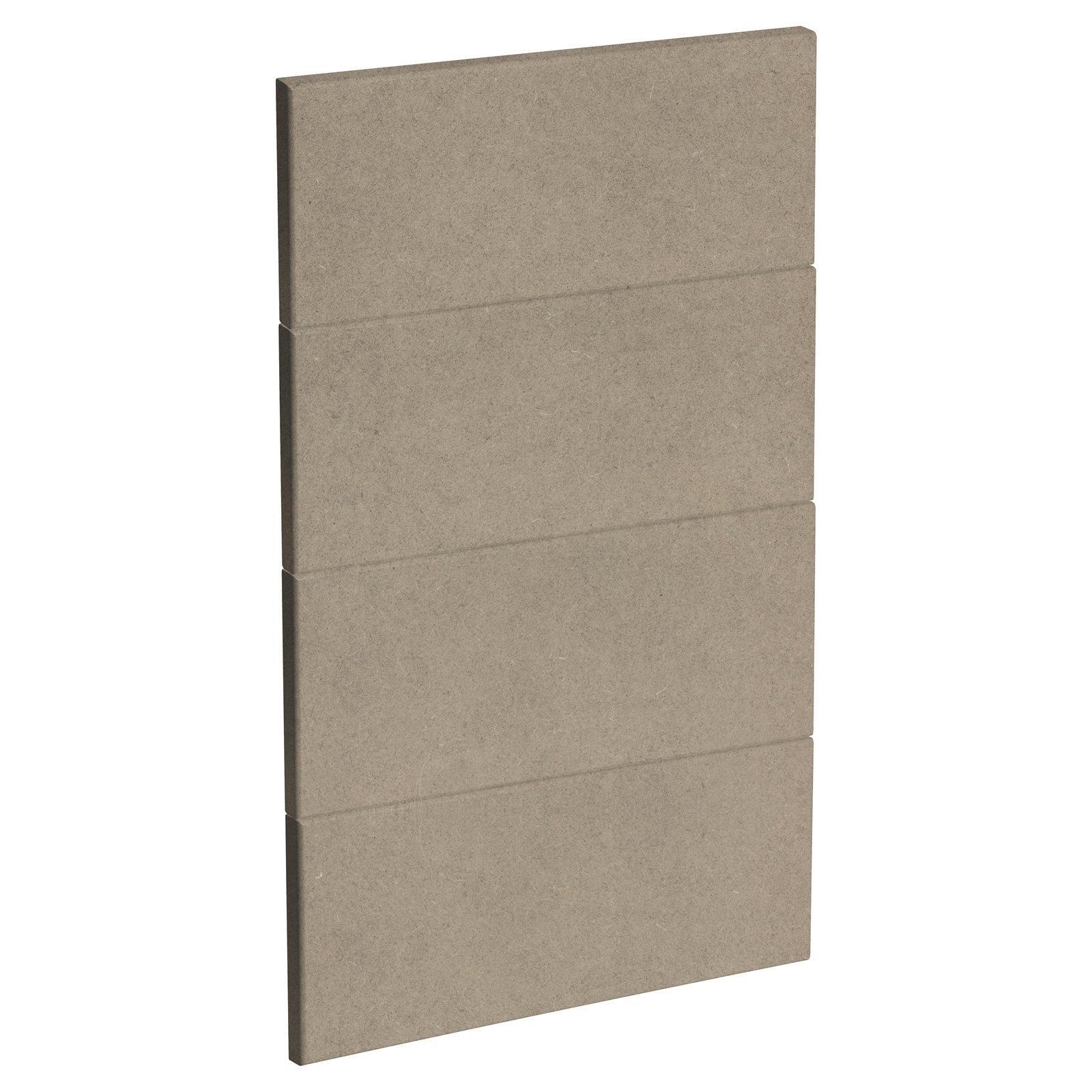 Kaboodle 450mm Raw Board Modern 4 Drawer Panels - Modern