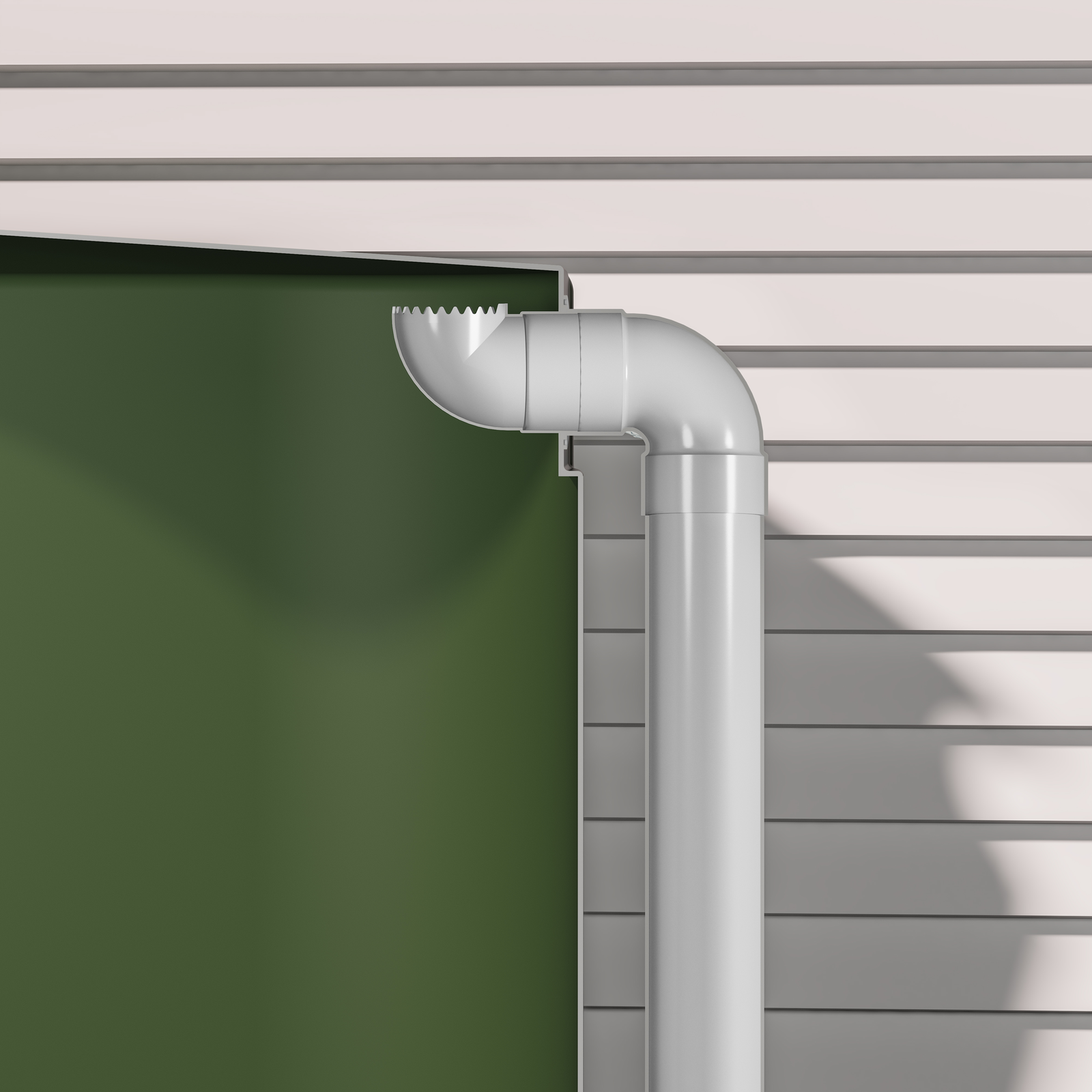 Rain Harvesting 100mm High Level Flanged Tank Overflow