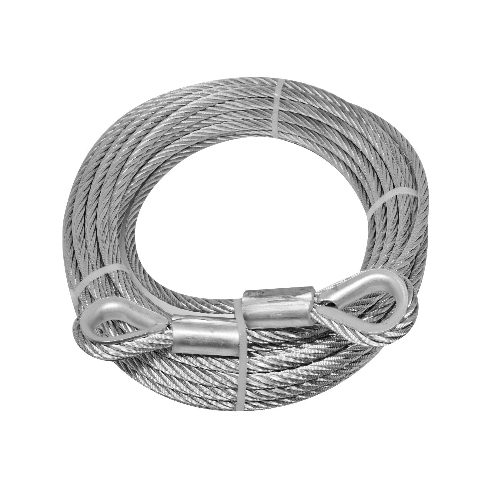 Pinnacle 6mm x 12m Galvanised Wire Rope With Loops