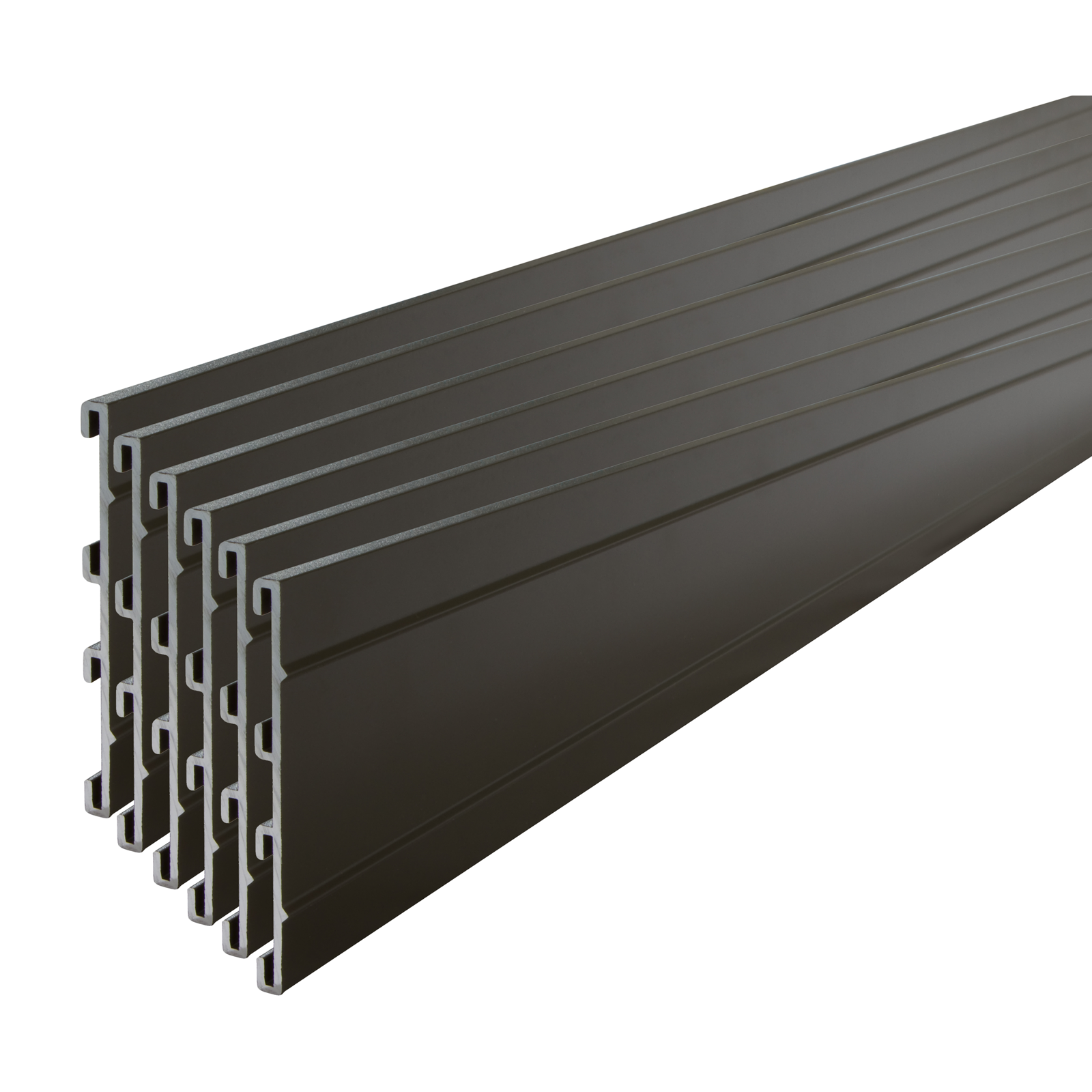 Tuff Edge 2m Olive Powder Coated Aluminium Garden Edge - 6 Pack
