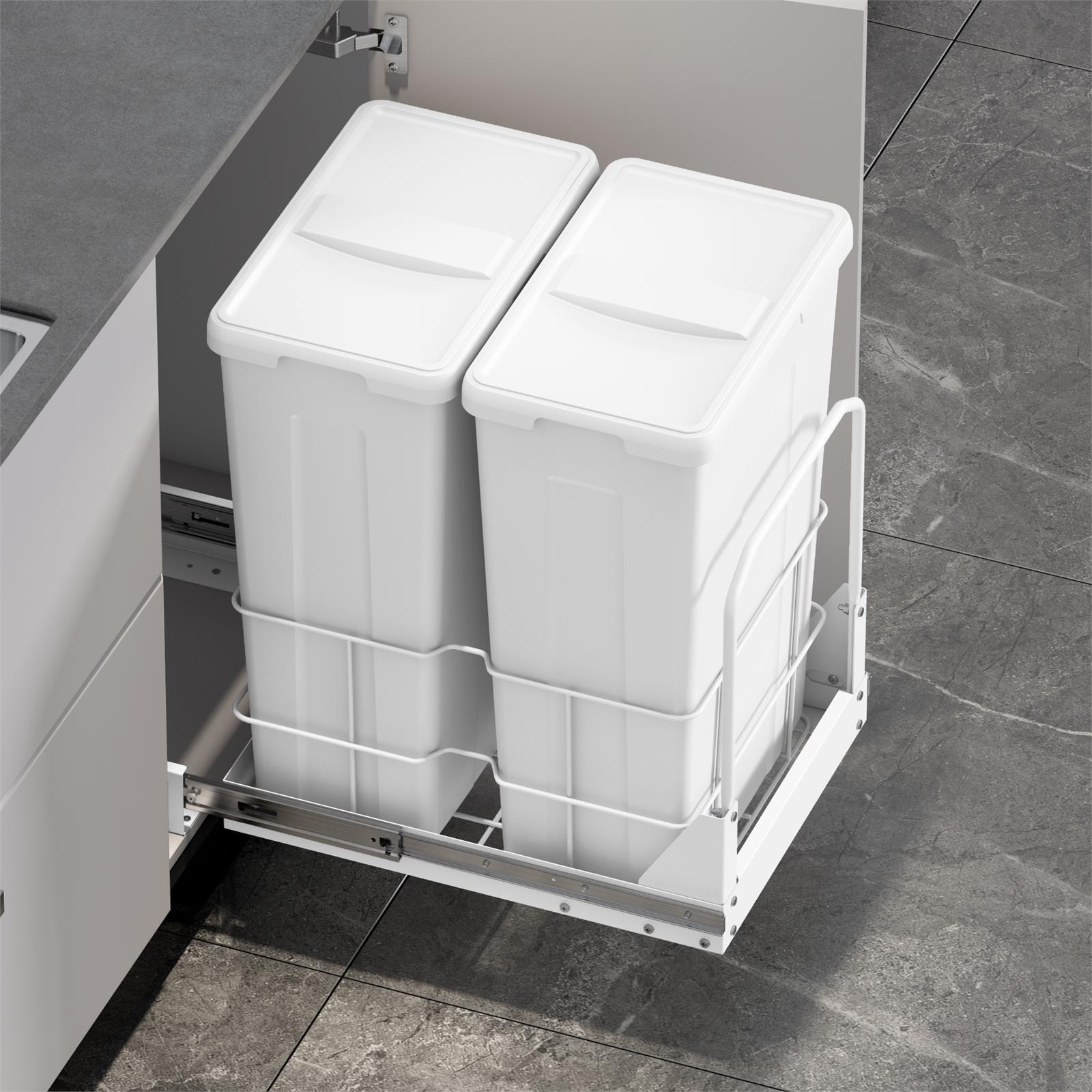 Kaboodle 2 x 35L Base Mount Pullout Bin