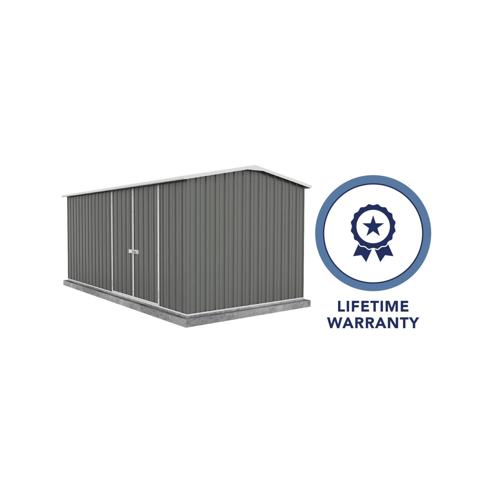 Absco Sheds 4.48 x 2.26 x 2.0m Woodland Grey Workshop Double Door Garden Shed 3 Absco Sheds 4.48 x 2.26 x 2.0m Woodland Grey Workshop Double Door Garden Shed