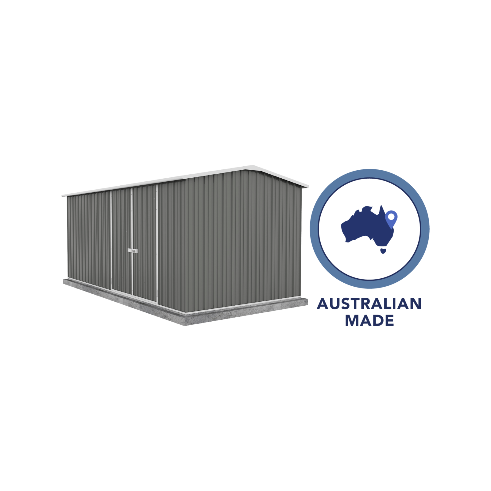 Absco Sheds 4.48 x 2.26 x 2.0m Woodland Grey Workshop Double Door Garden Shed 7 Absco Sheds 4.48 x 2.26 x 2.0m Woodland Grey Workshop Double Door Garden Shed