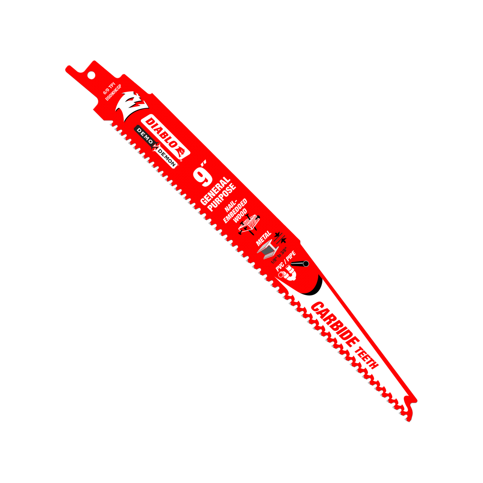Diablo 9" Demo Demon Carbide General Purpose Reciprocating Saw Blade