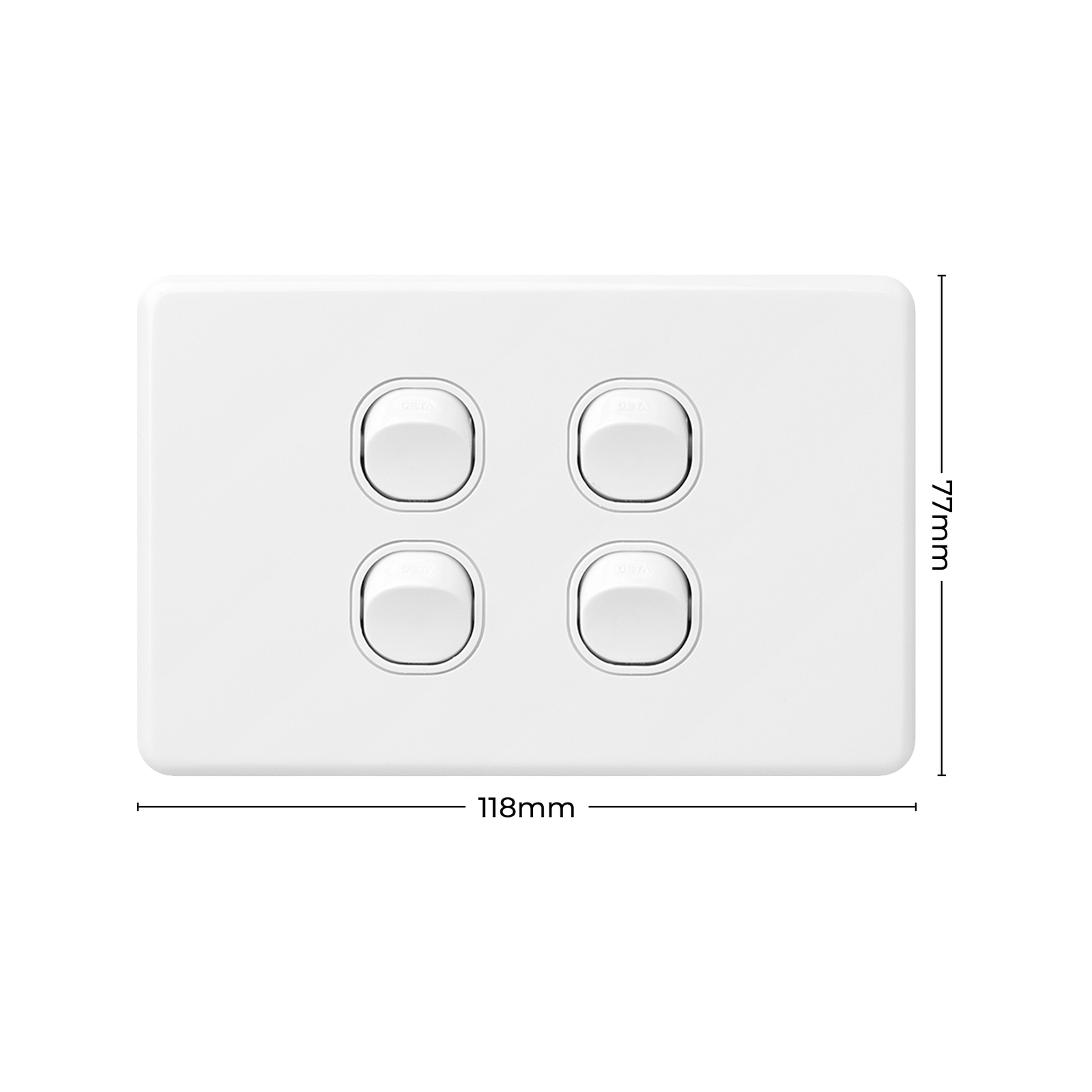 DETA X6 White Quad Switch