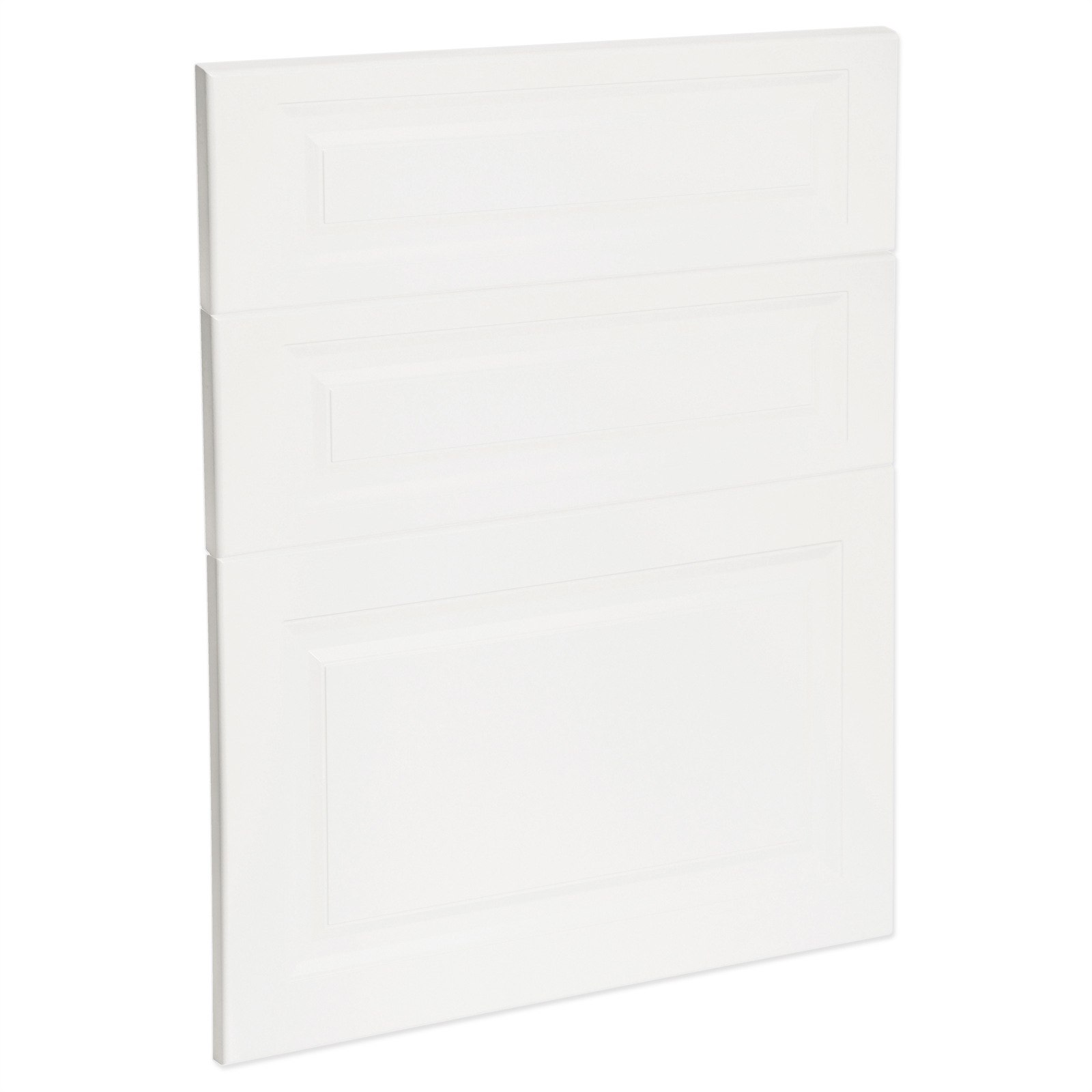 Kaboodle 600mm Gloss White Heritage 3 Drawer Panels