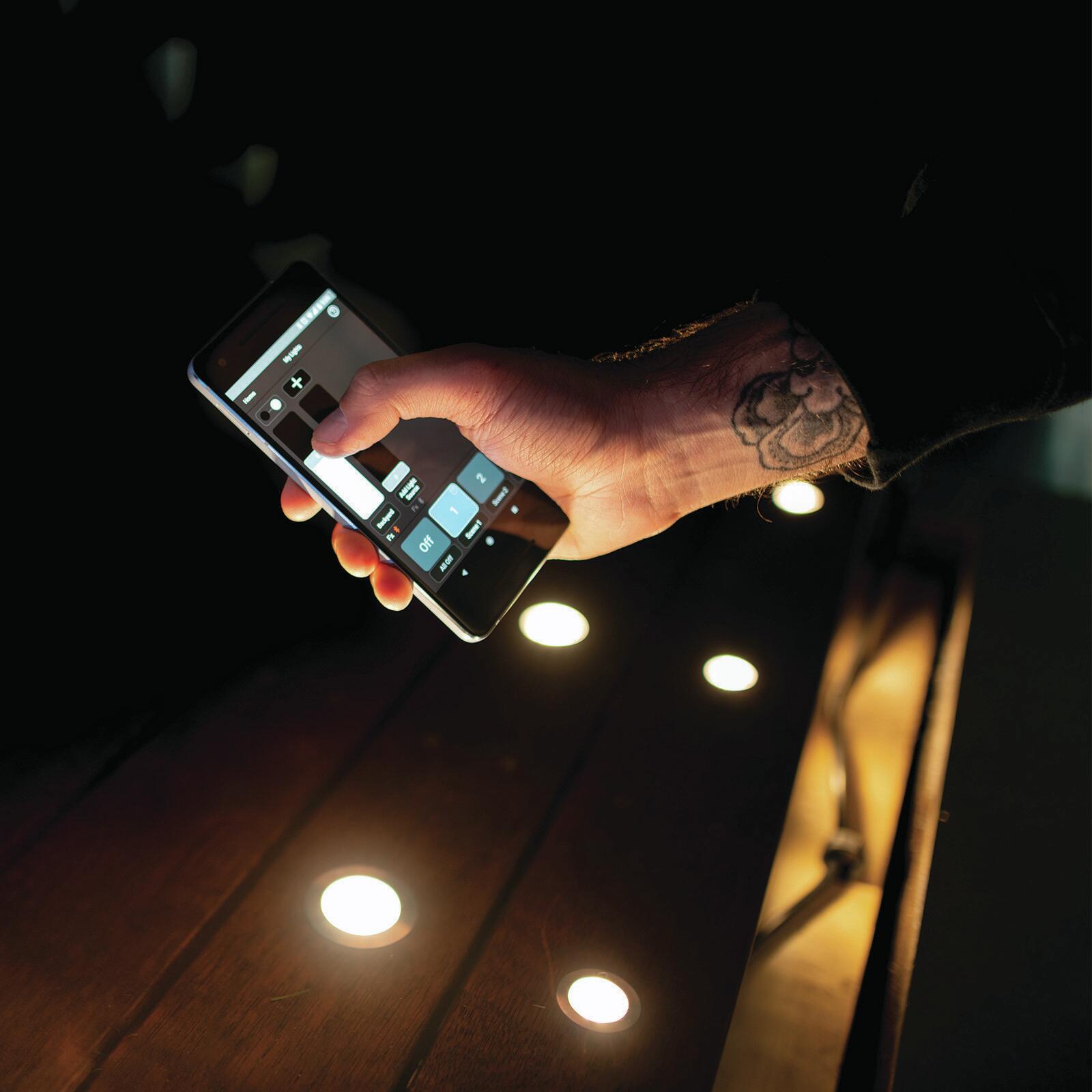 Holman 18mm Warm White Deck Light - 10 Pack