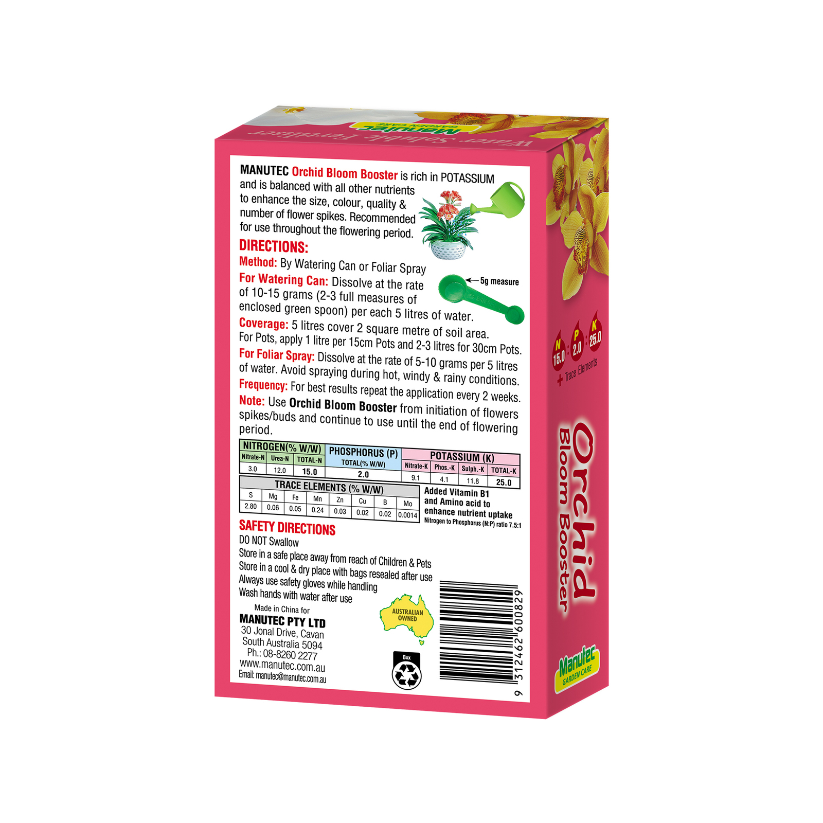 Manutec 600g Orchid Bloom Booster