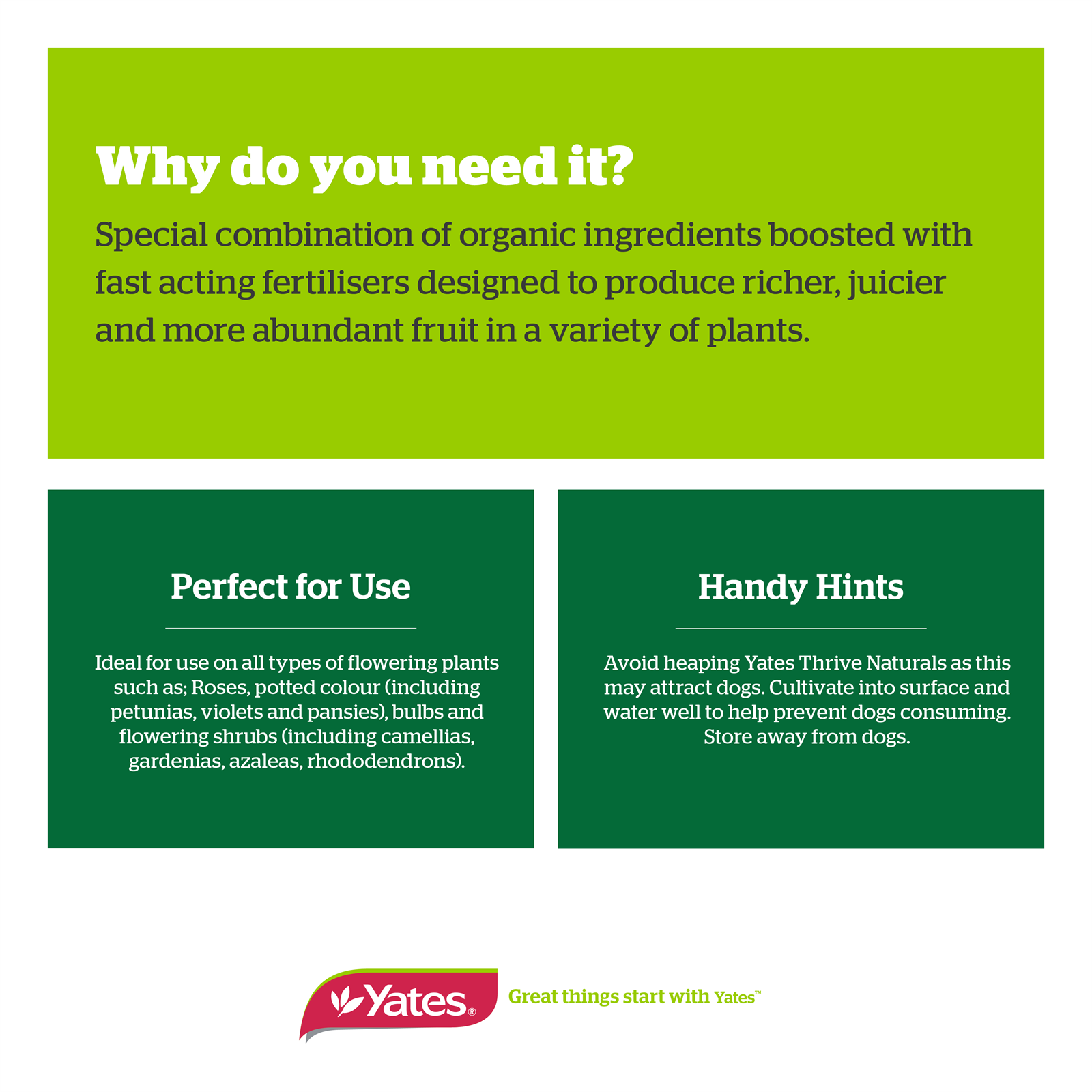 Yates 1.5kg Thrive Natural Roses And Flowers Organic Based Pelletised Plant Food 3 Yates 1.5kg Thrive Natural Roses And Flowers Organic Based Pelletised Plant Food