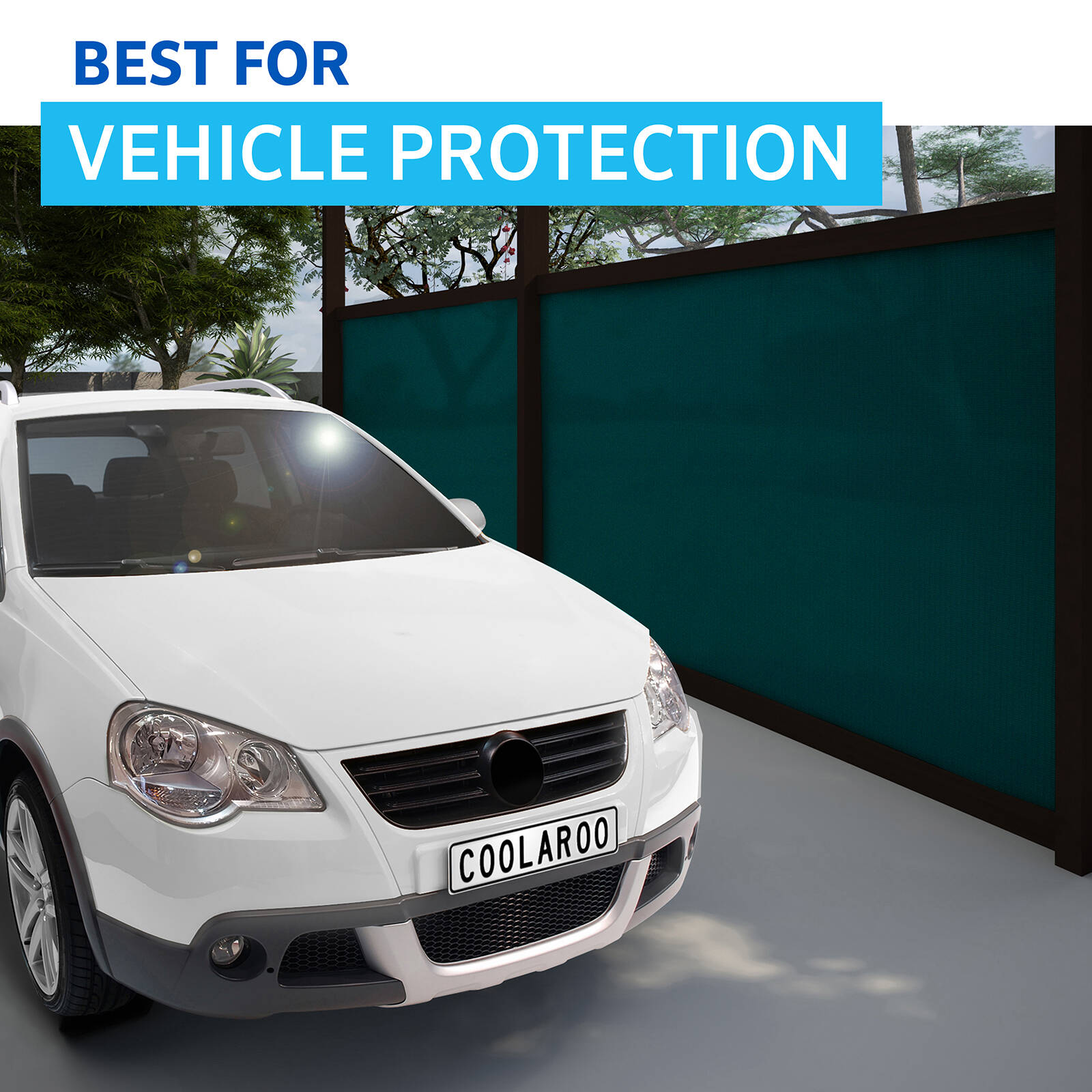 Coolaroo 1.83m Wide Rainforest Heavy-Duty Screening Shade Cloth 70% UV Block - P/Mtr 5 Coolaroo 1.83m Wide Rainforest Heavy-Duty Screening Shade Cloth 70% UV Block - P/Mtr