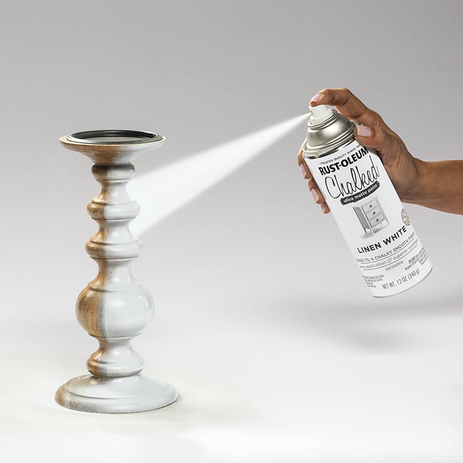 Rust-Oleum 340g Linen White Ultra Matt Chalked Spray Paint 4 Rust-Oleum 340g Linen White Ultra Matt Chalked Spray Paint