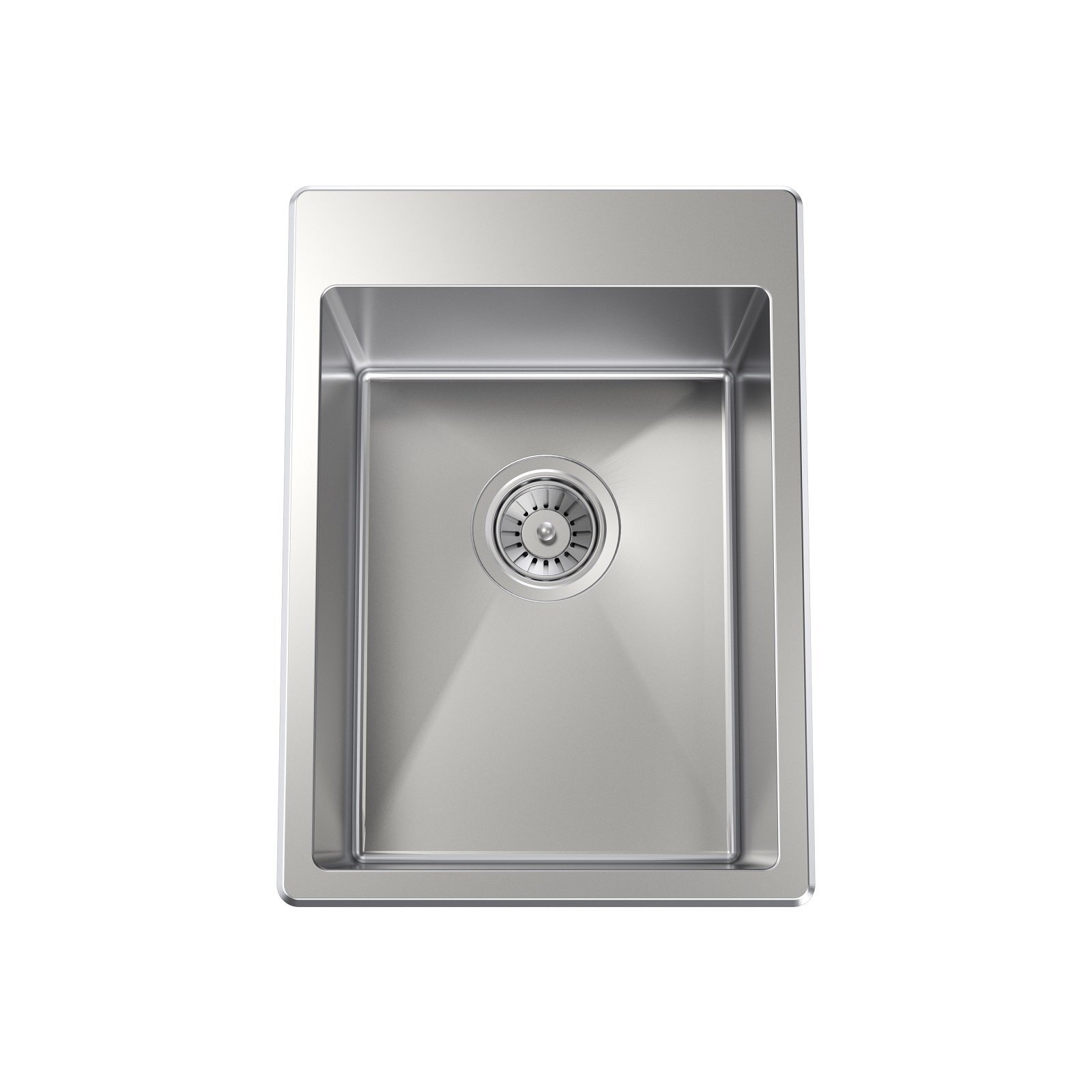 Clark 25L Square Laundry Sink With No Tap Hole