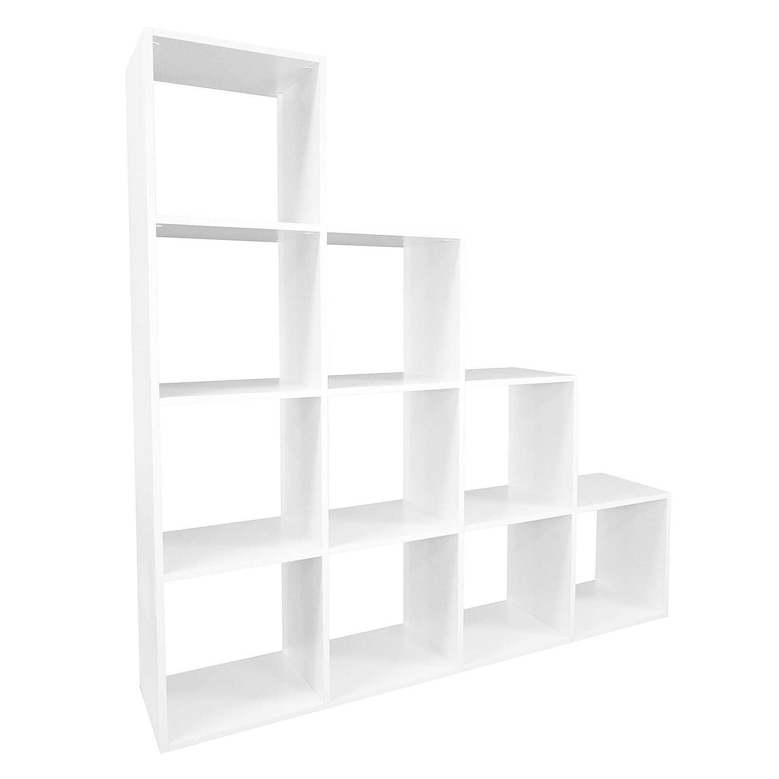 Lugna 1424 x 1424 x 390mm White 1-2-3-4 Step Cube Unit - White