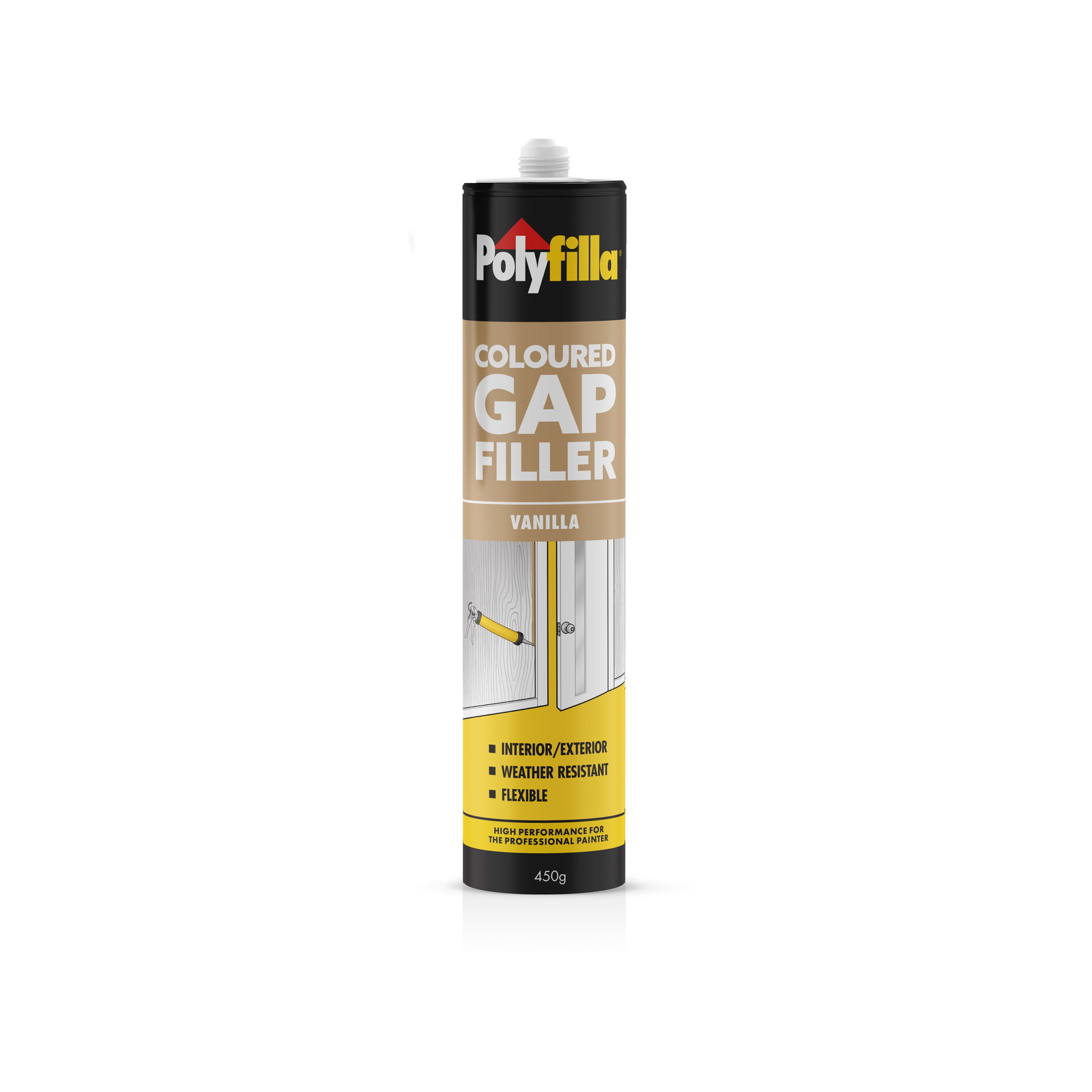 Poly 450g Vanilla Coloured Caulk Gap Filler