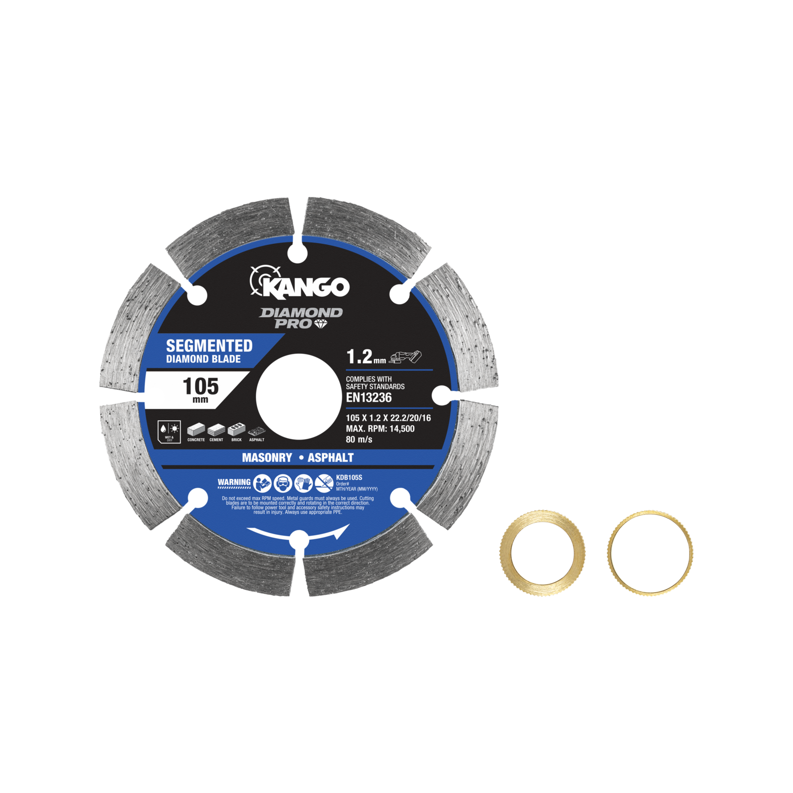 Kango 105mm Segmented Diamond Saw Blade