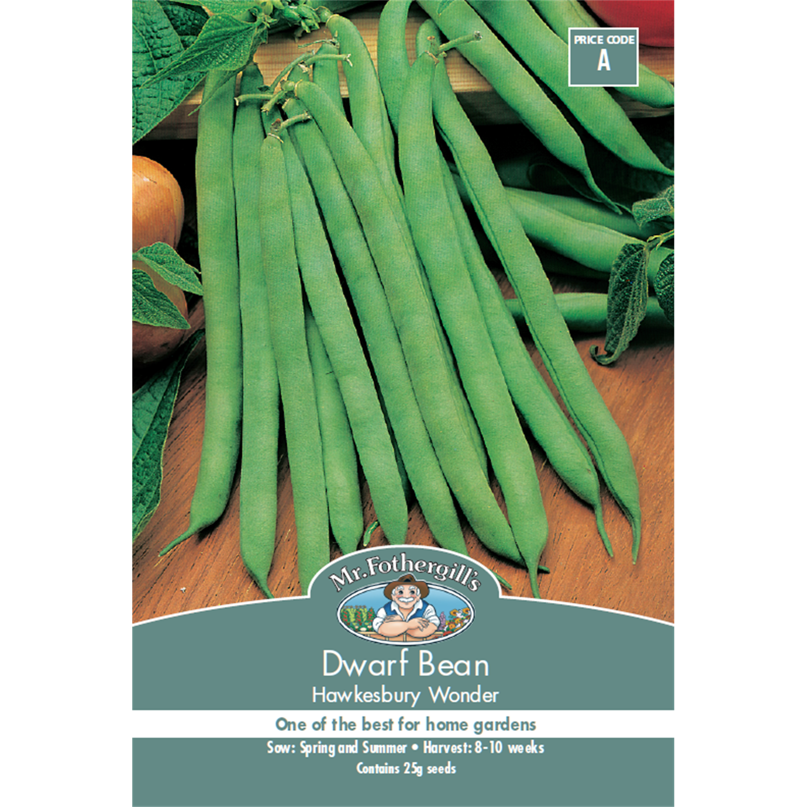 Mr Fothergill's Hawkesbury Wonder Dwarf Bean Vegetable Seeds