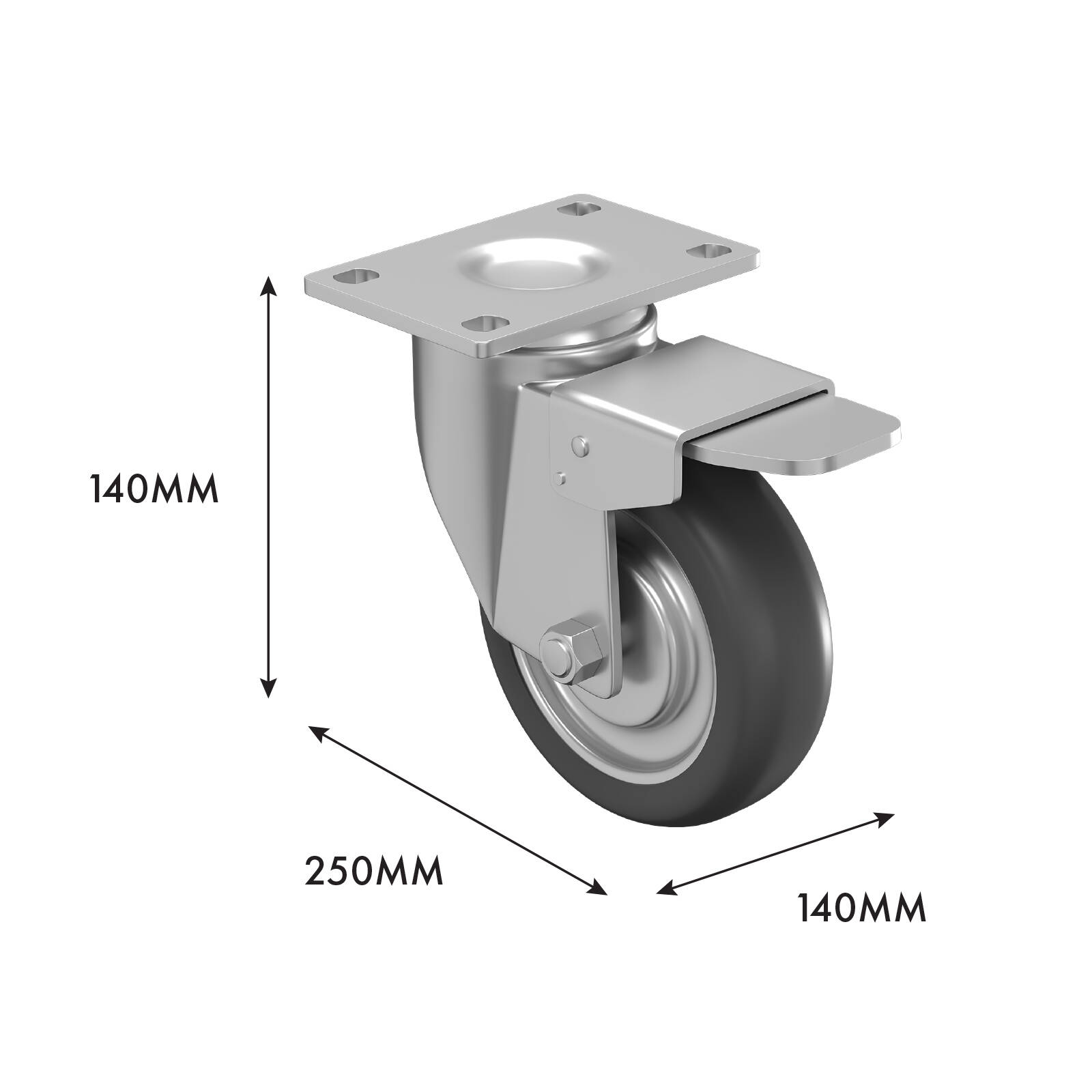 Rack It PRO Castors Set - 4 Pack 5 Rack It PRO Castors Set - 4 Pack