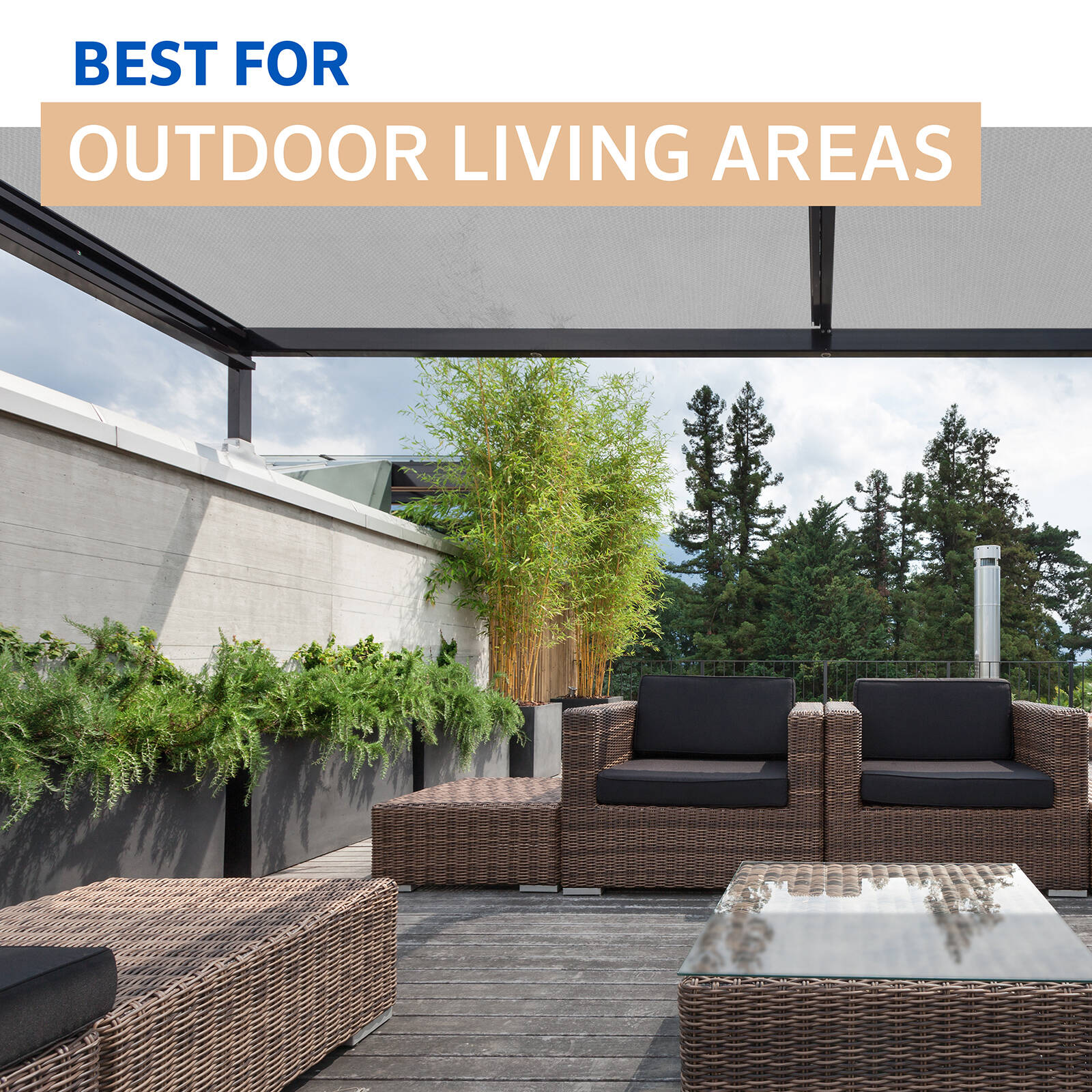 Coolaroo 1.83m Wide Stone Heavy-Duty Sun Protection Shade Cloth 90% UV block- P/Mtr 4 Coolaroo 1.83m Wide Stone Heavy-Duty Sun Protection Shade Cloth 90% UV block- P/Mtr