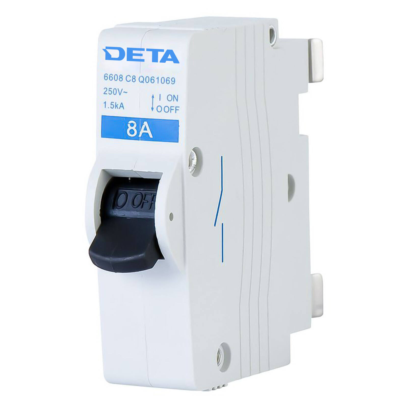 DETA 8A Plug-In Circuit Breaker