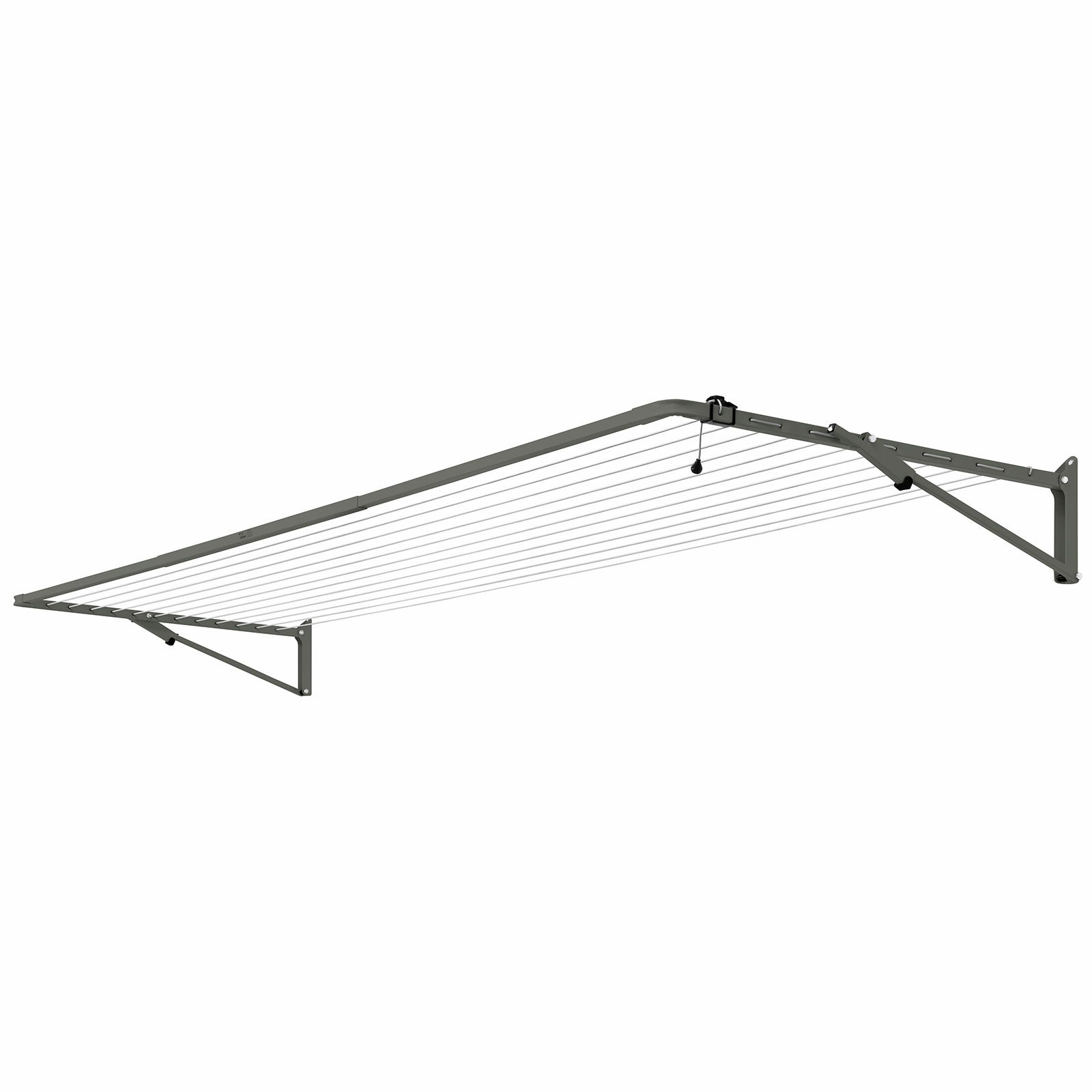 Austral 39.3m Woodland Grey Compact39 Single Fold Down Clothesline