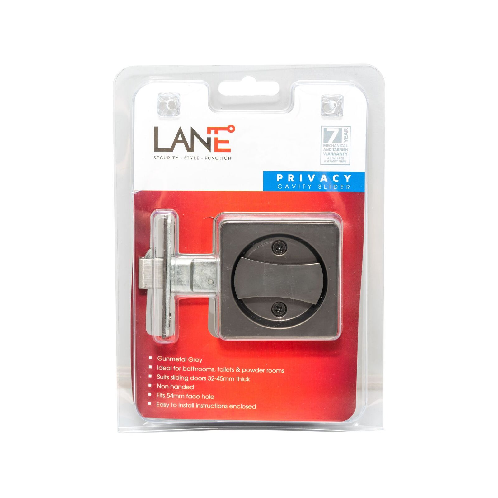 Lane Gun Metal Cavity Slider SR Privacy 3 Lane Gun Metal Cavity Slider SR Privacy