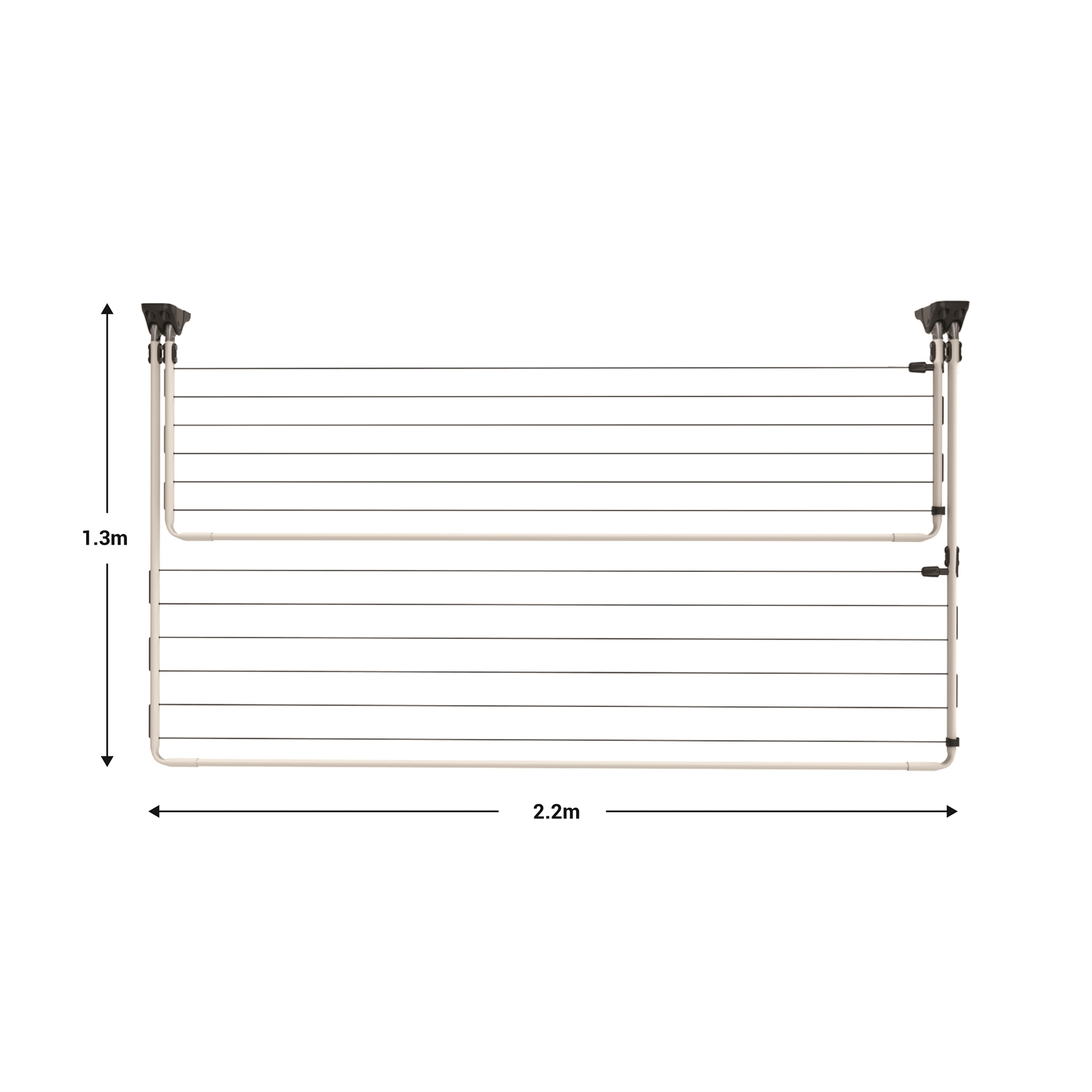 Hills 26m Dune Double Folding Clothesline 7 Hills 26m Dune Double Folding Clothesline