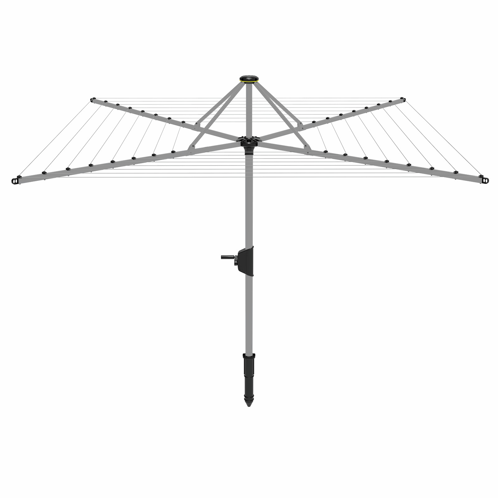 Daytek Mercury Silver MK2 M58 Rotary Clothesline