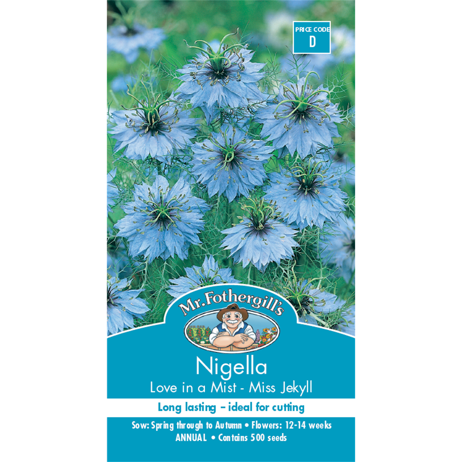 Mr Fothergill's Nigella Love In A Mist Flower Seeds