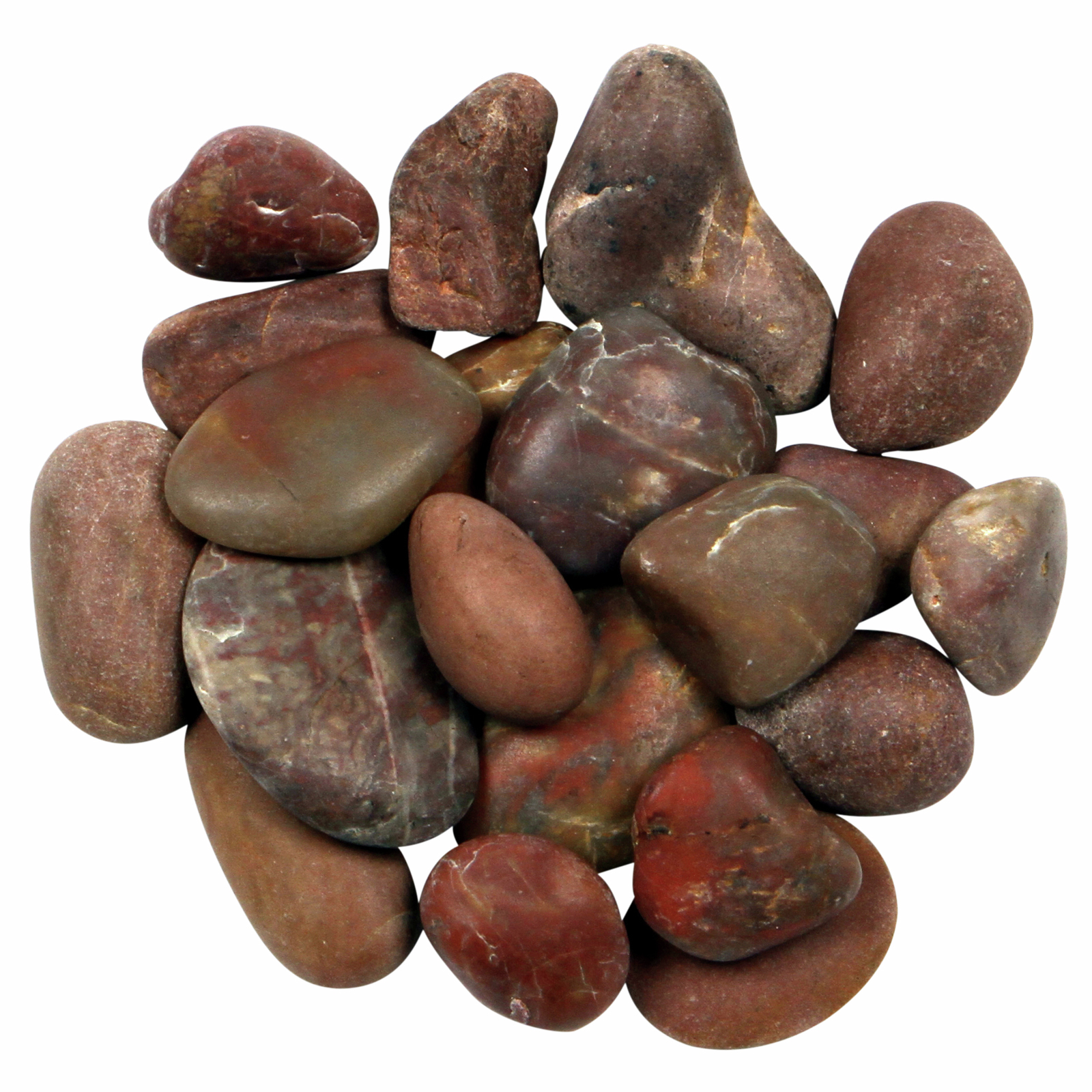 Tuscan Path 30-50mm 1.5kg Red Polished Pebbles