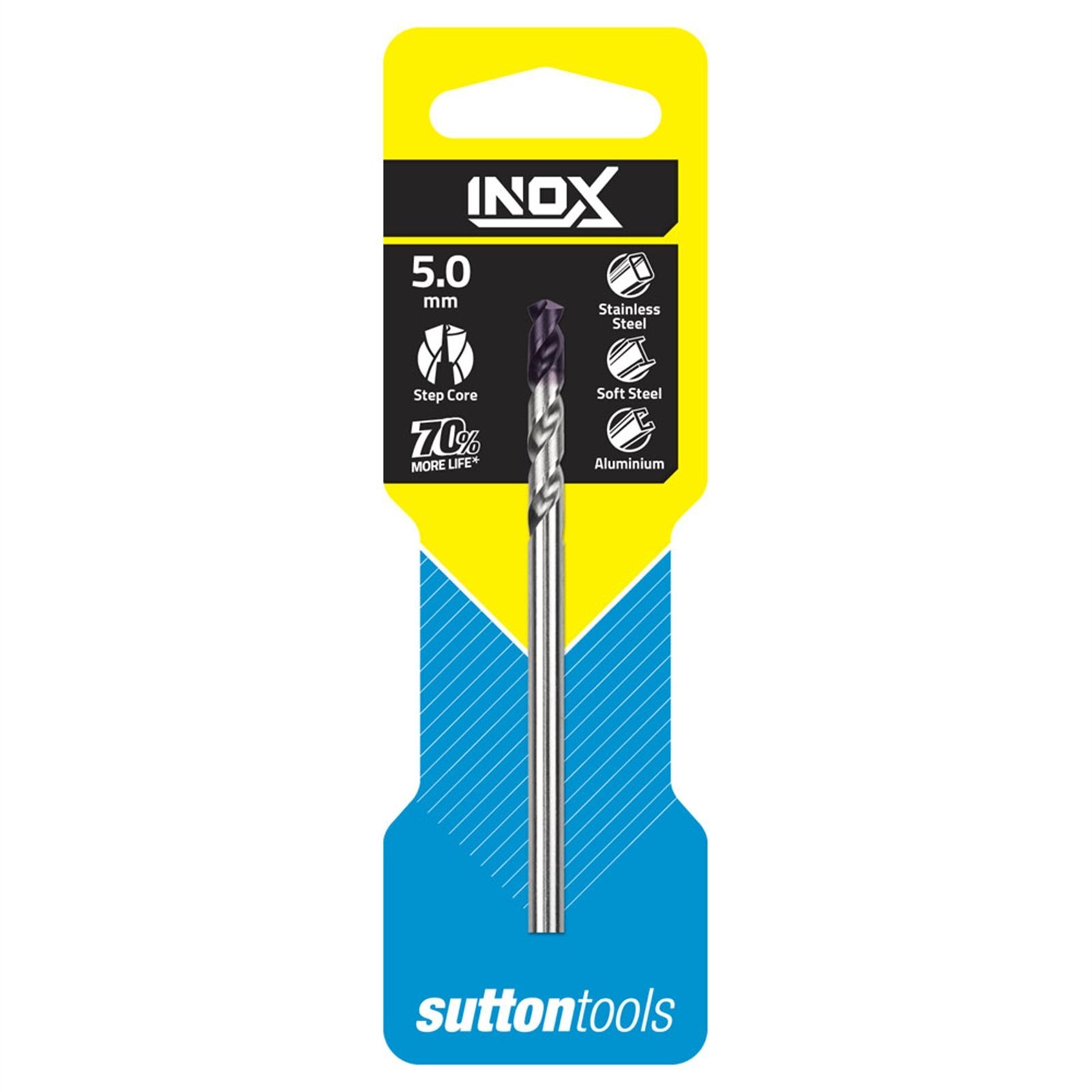 Sutton Tools 5.0mm INOX Stainless Steel Jobber Drill Bit