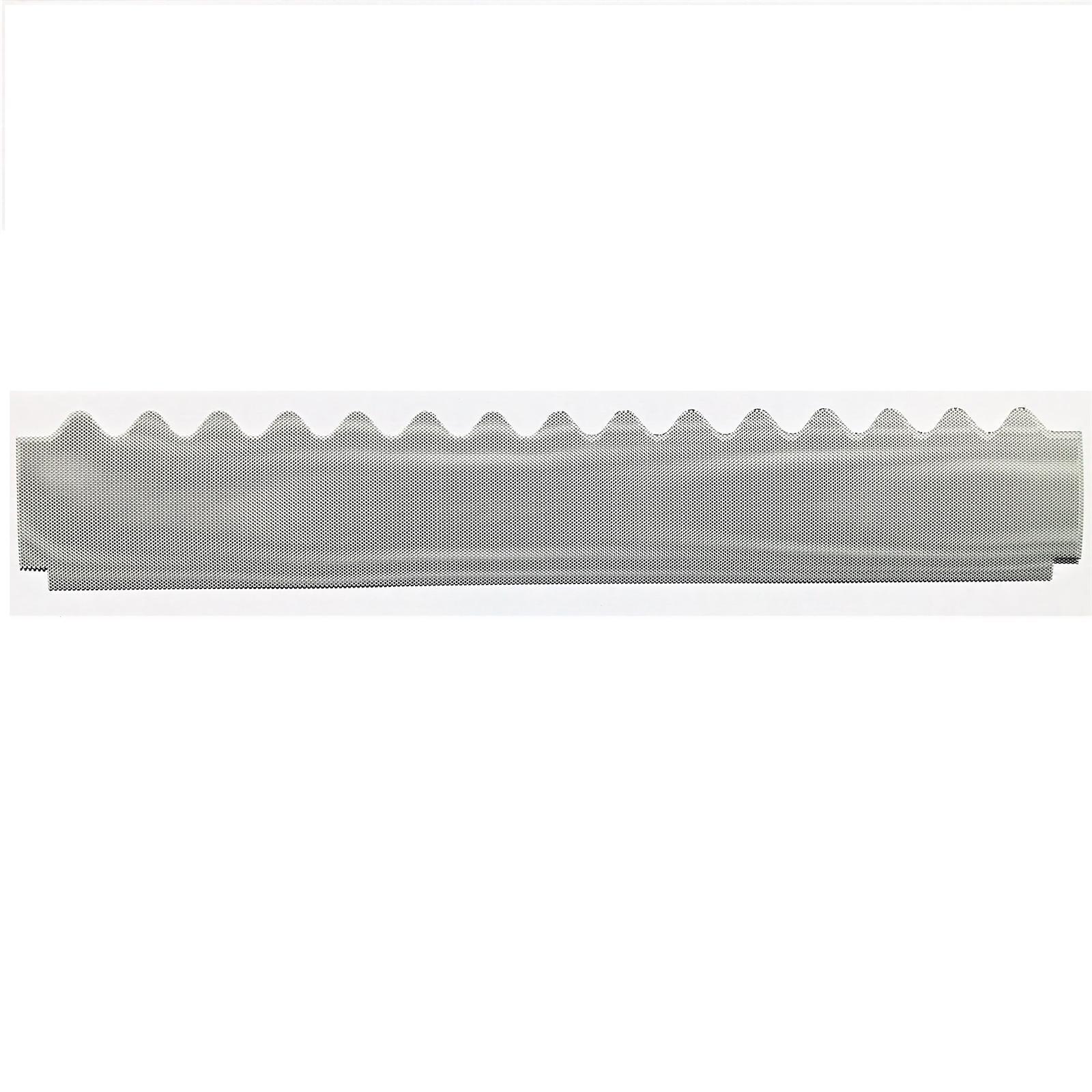 Gutterguard Gumleaf 2mm Hole size for Corrugated Roof Surfmist colour 1200mm Long