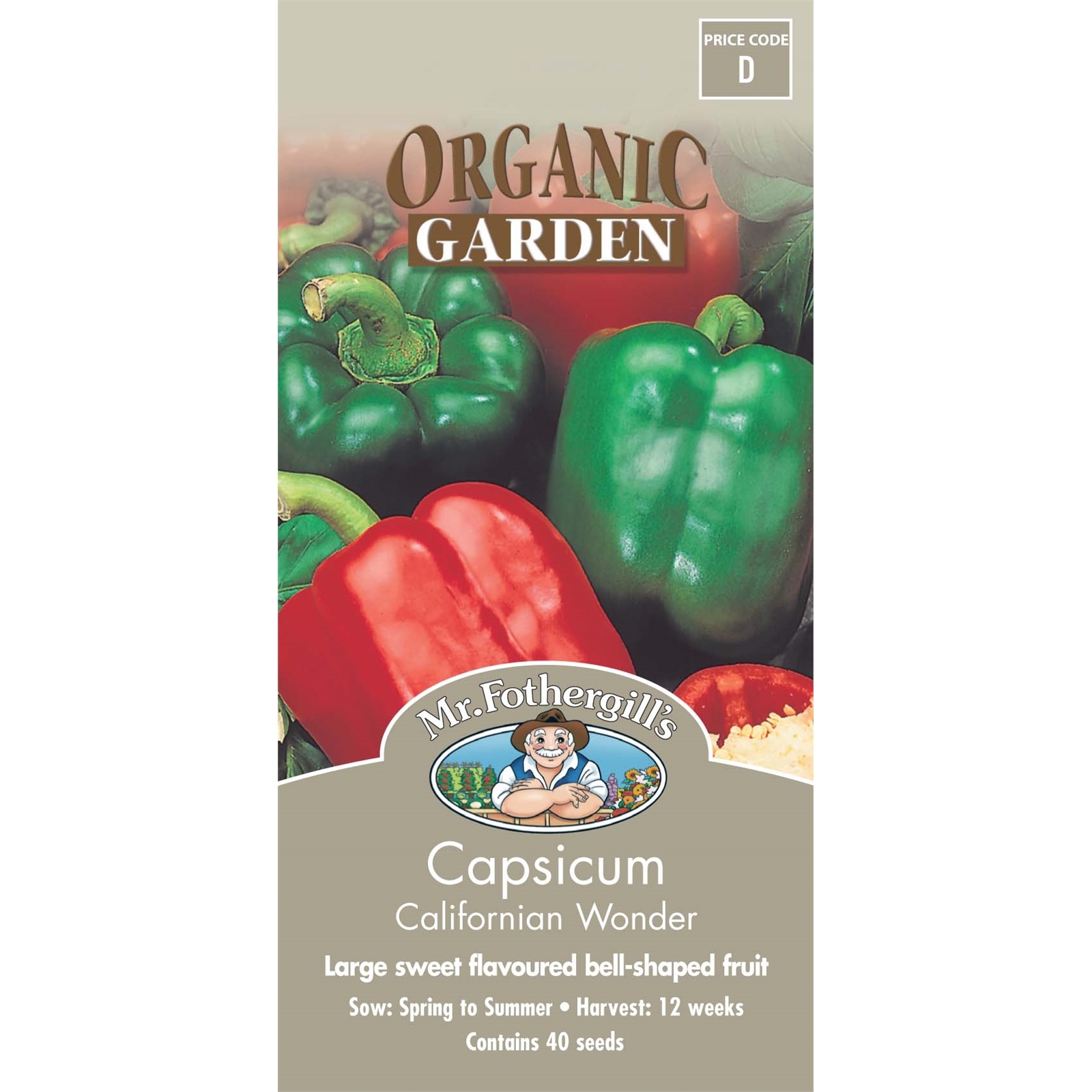 Mr Fothergill's Capsicum Californian Wonder