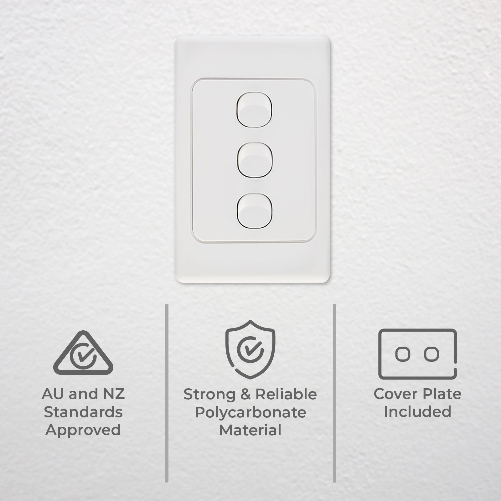 DETA Triple Vertical Switch
