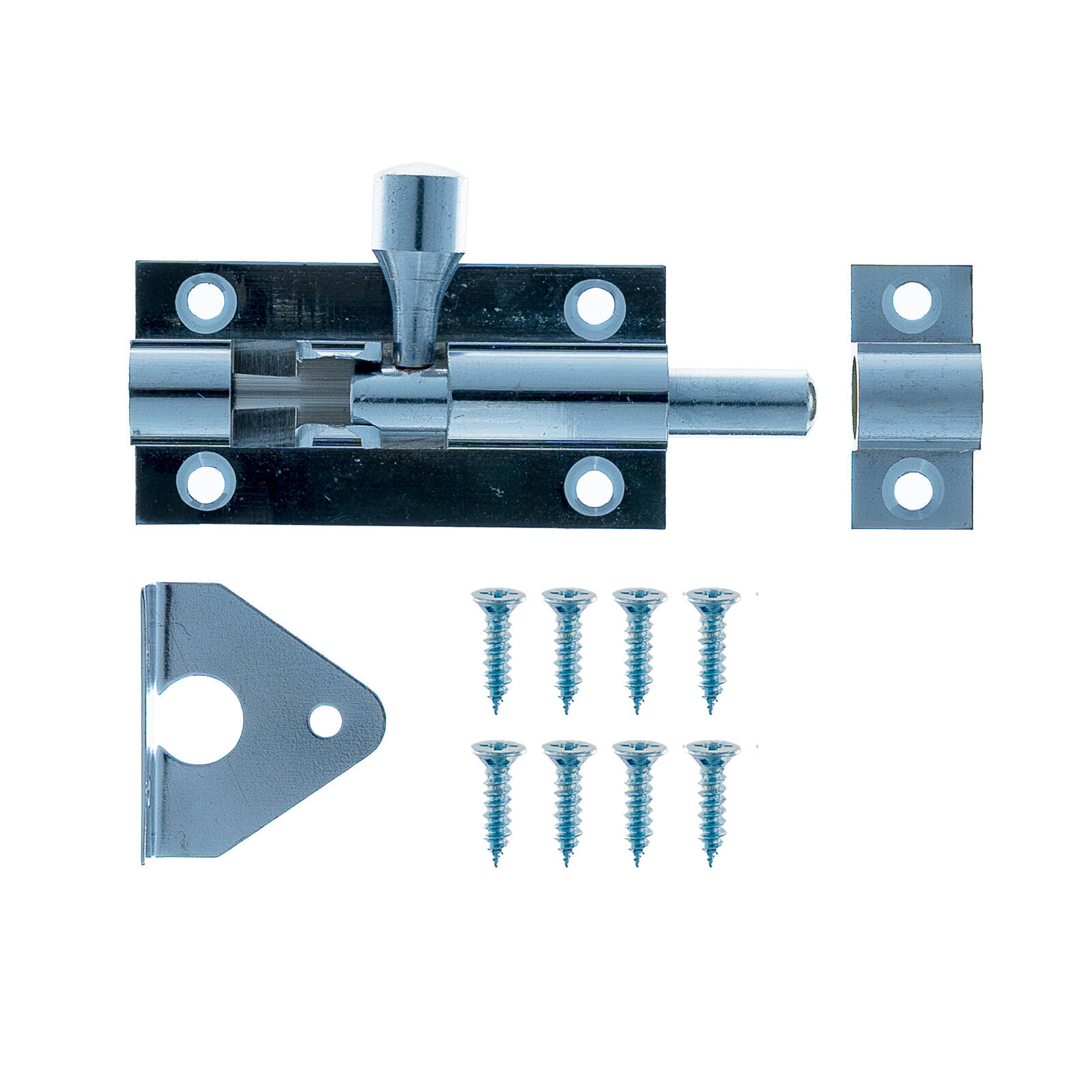 Taskmaster 50mm Chrome Plated Barrel Bolt 3 Taskmaster 50mm Chrome Plated Barrel Bolt
