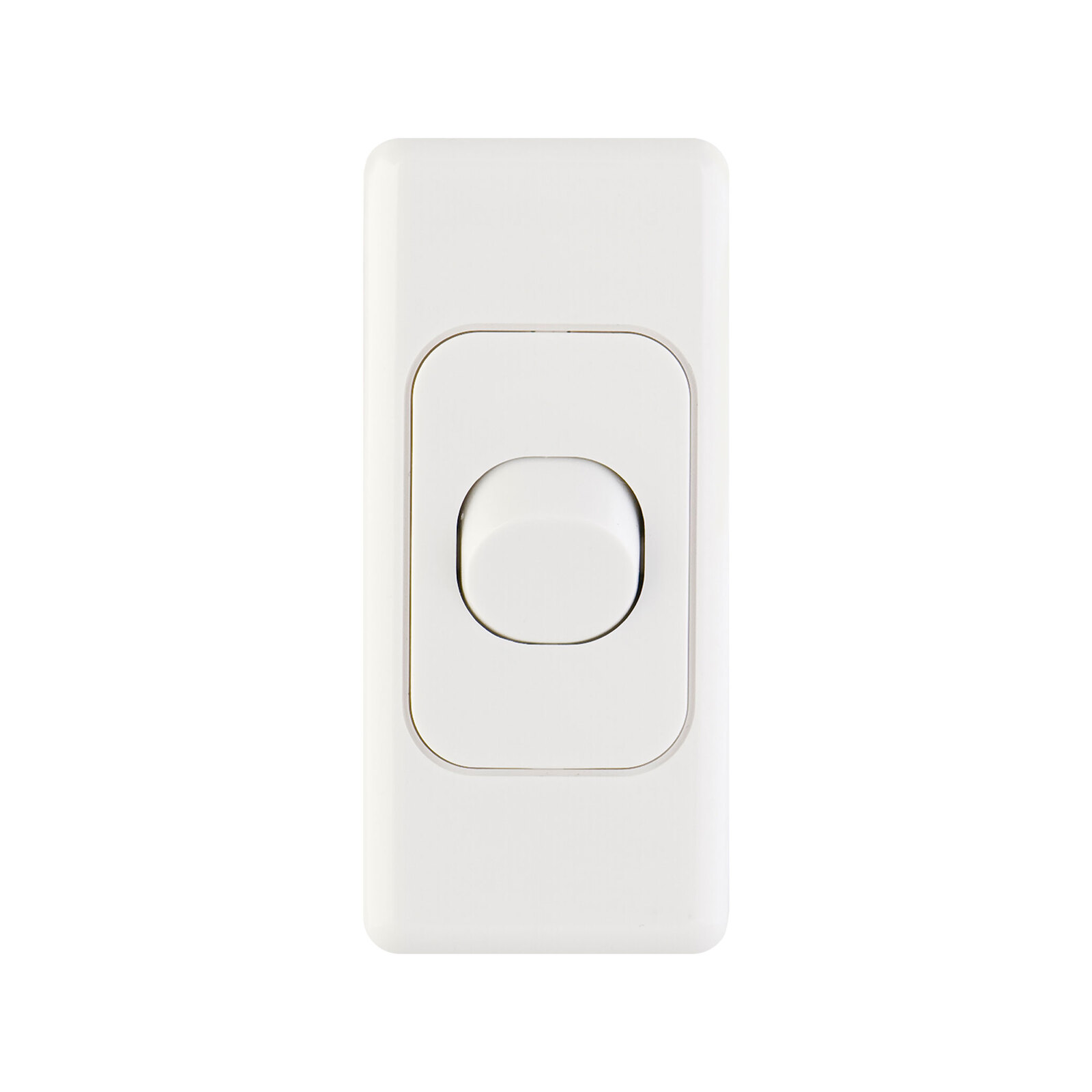 DETA Single Architrave Switch - White
