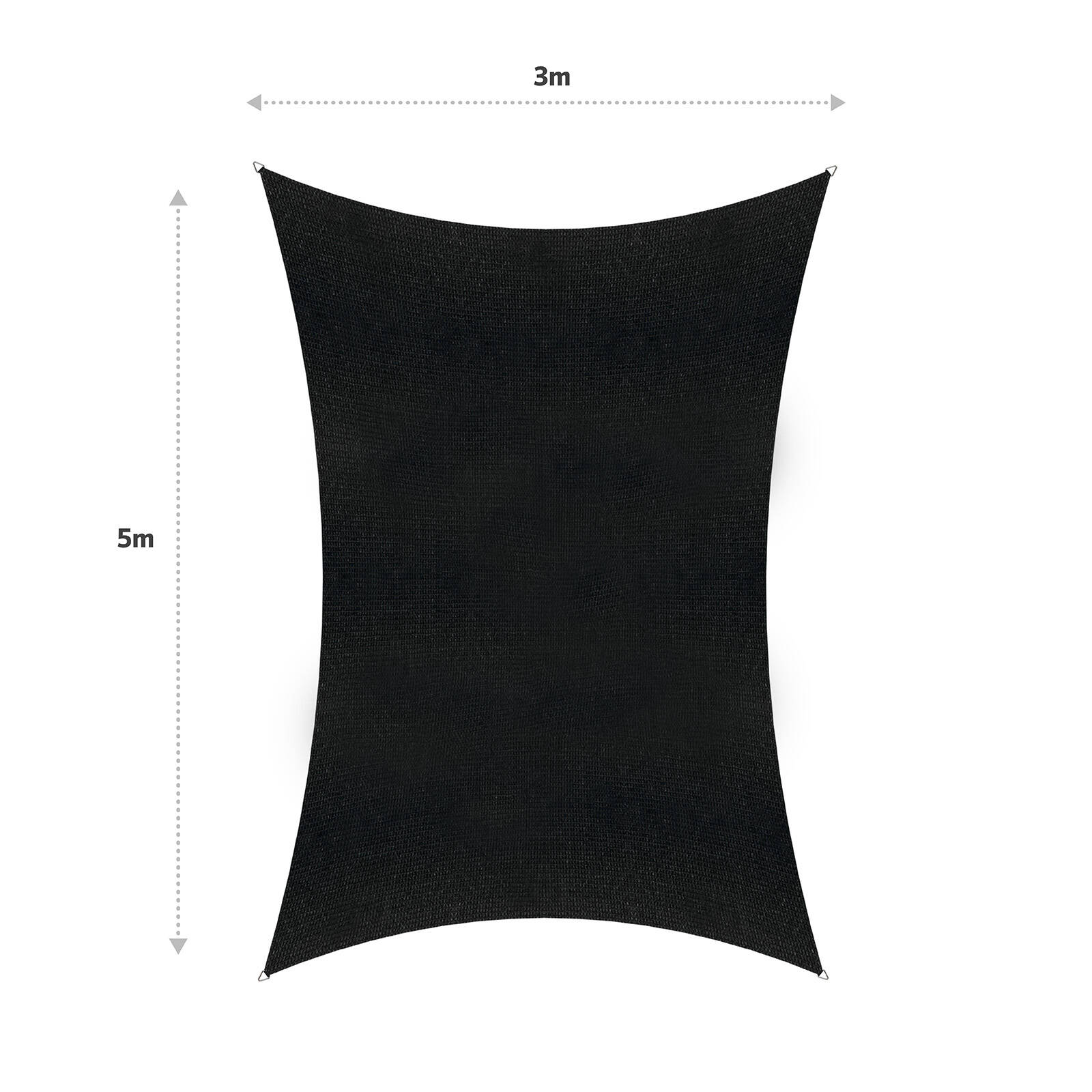 Coolaroo 5 x 3m Rectangle Graphite Commercial Grade 3 Coolaroo 5 x 3m Rectangle Graphite Commercial Grade