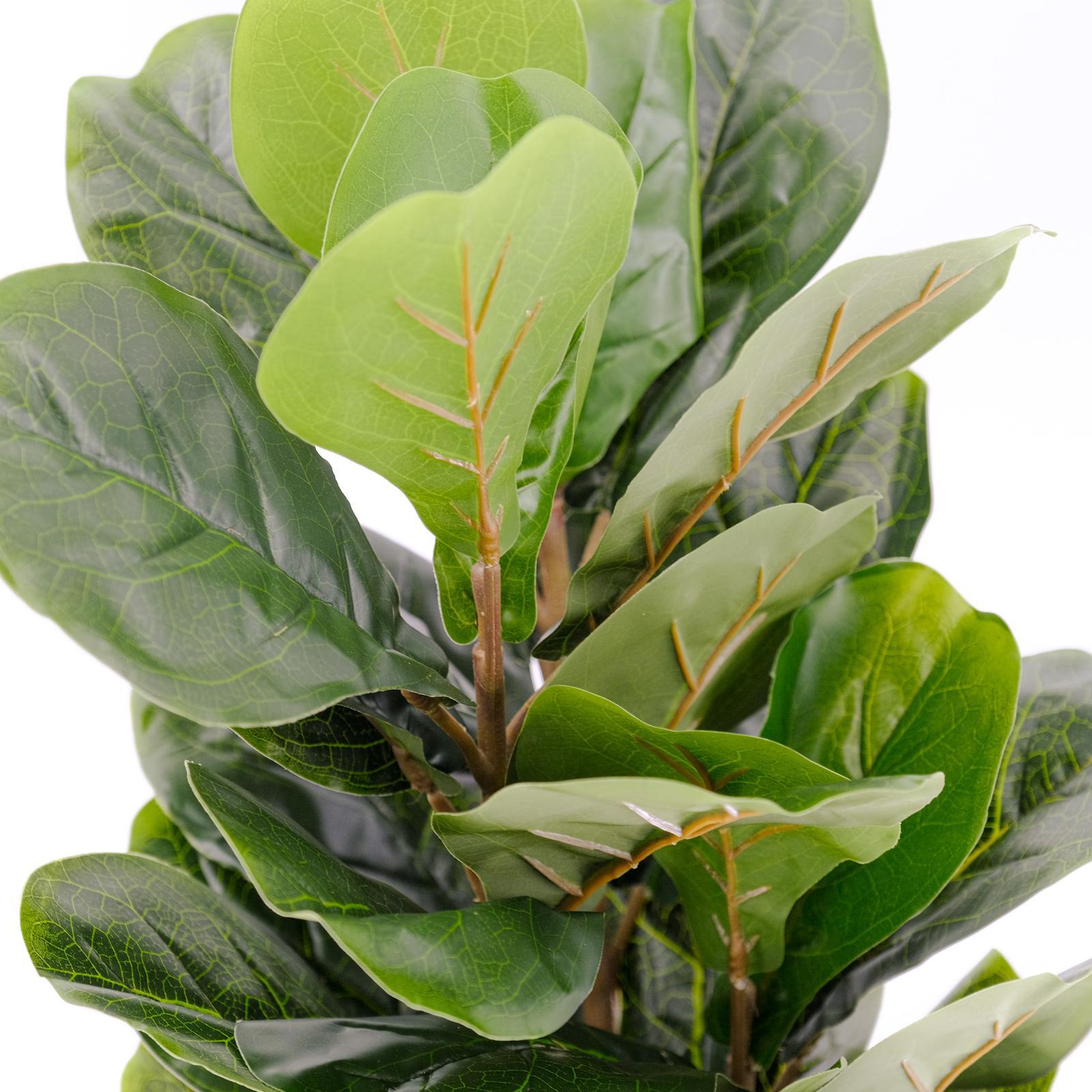 90cm Artificial Fiddle Leaf Fig Tree UV-Treated - 90cm 3 90cm Artificial Fiddle Leaf Fig Tree UV-Treated - 90cm