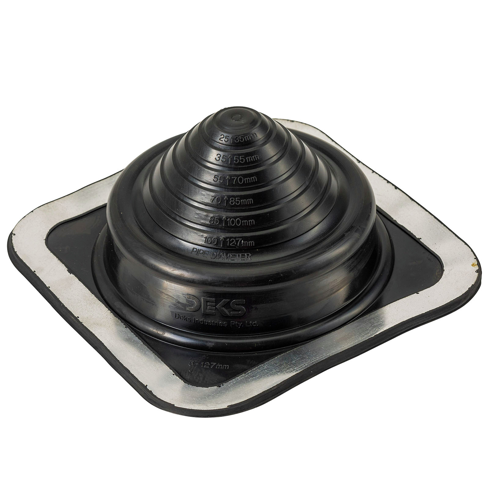 Deks 5 - 127mm Black Dektite Premium Roof Flashing