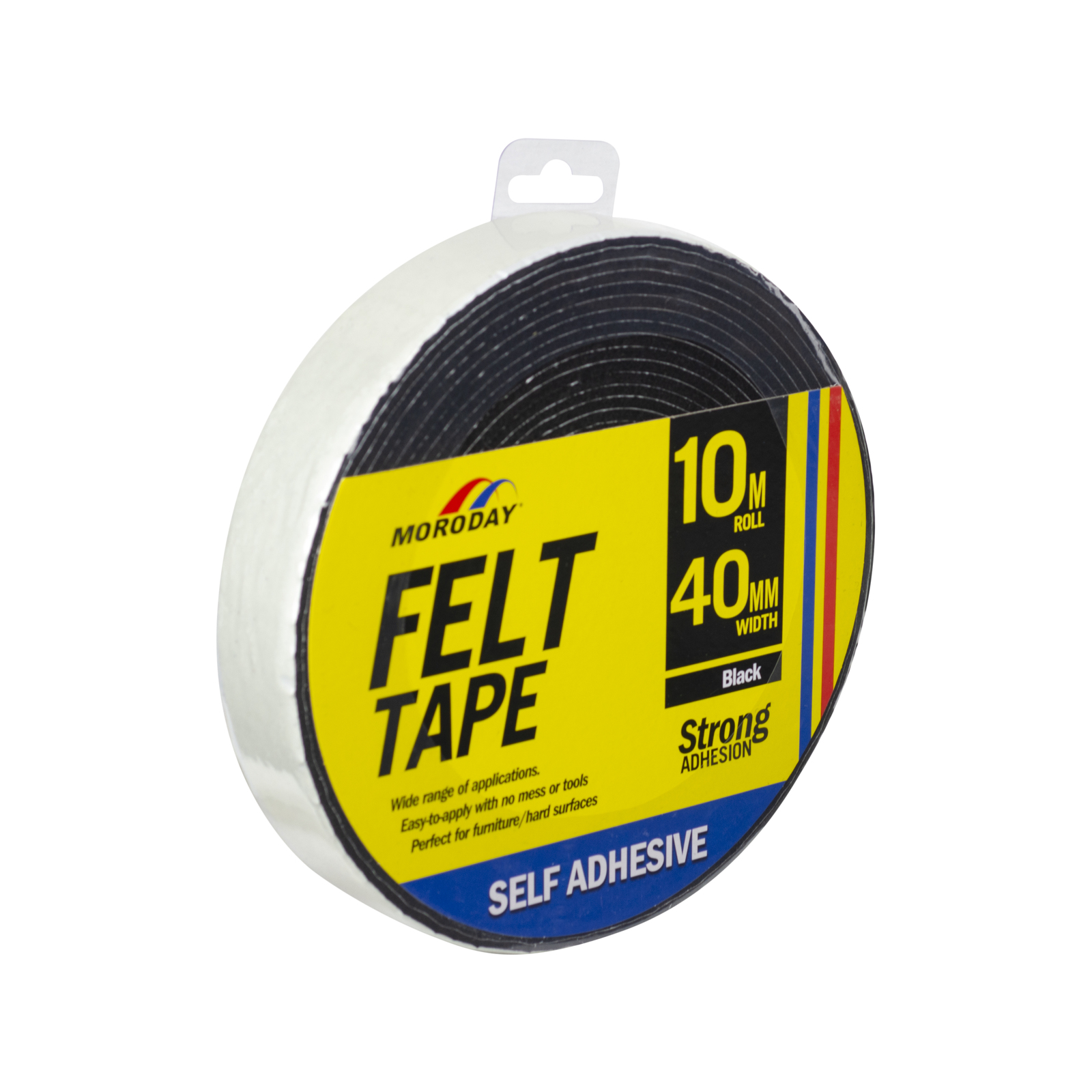 Moroday 40mm x 10m Felt Scratch Saver Self Adhesive Tape