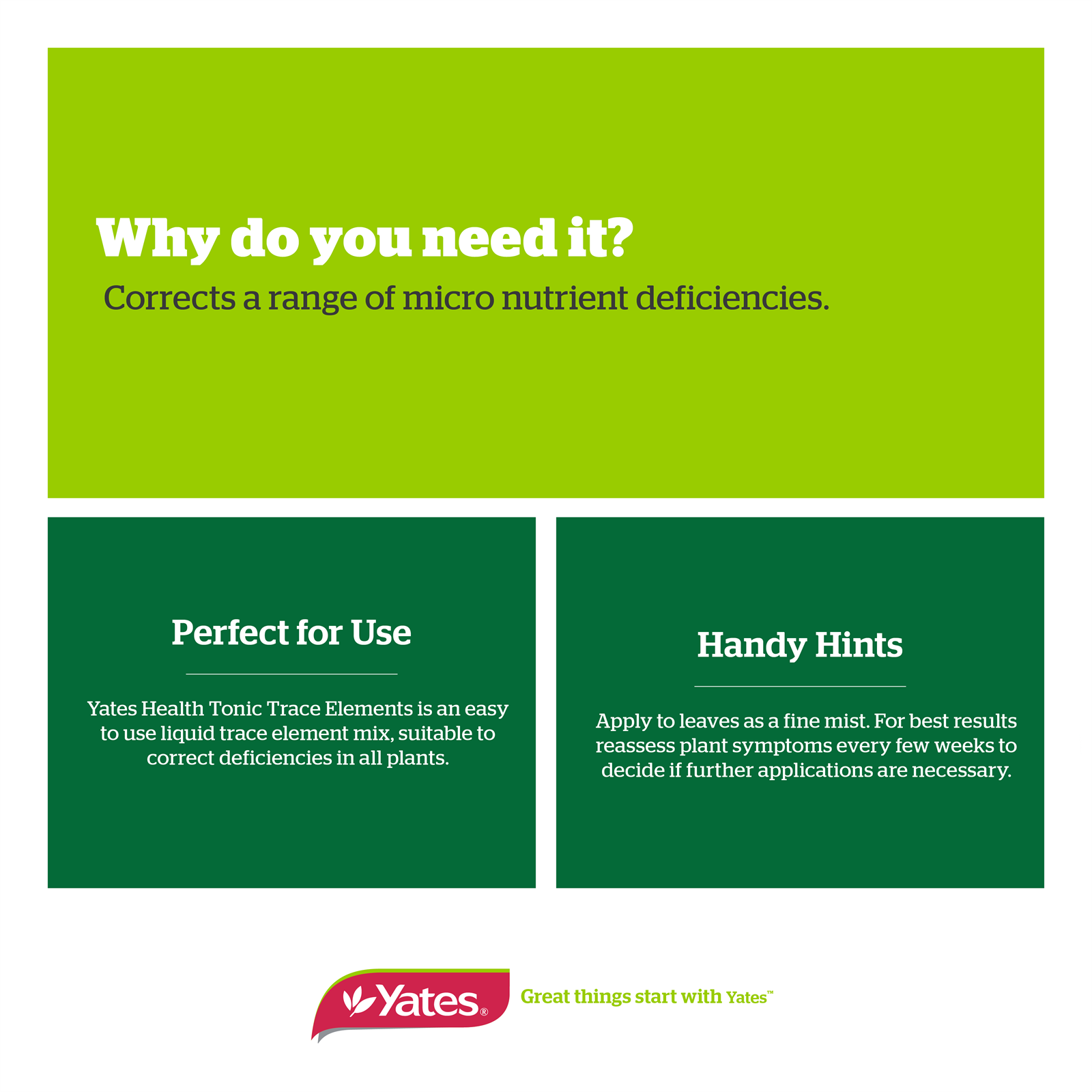 Yates 500ml Health Tonic Trace Element Chelates